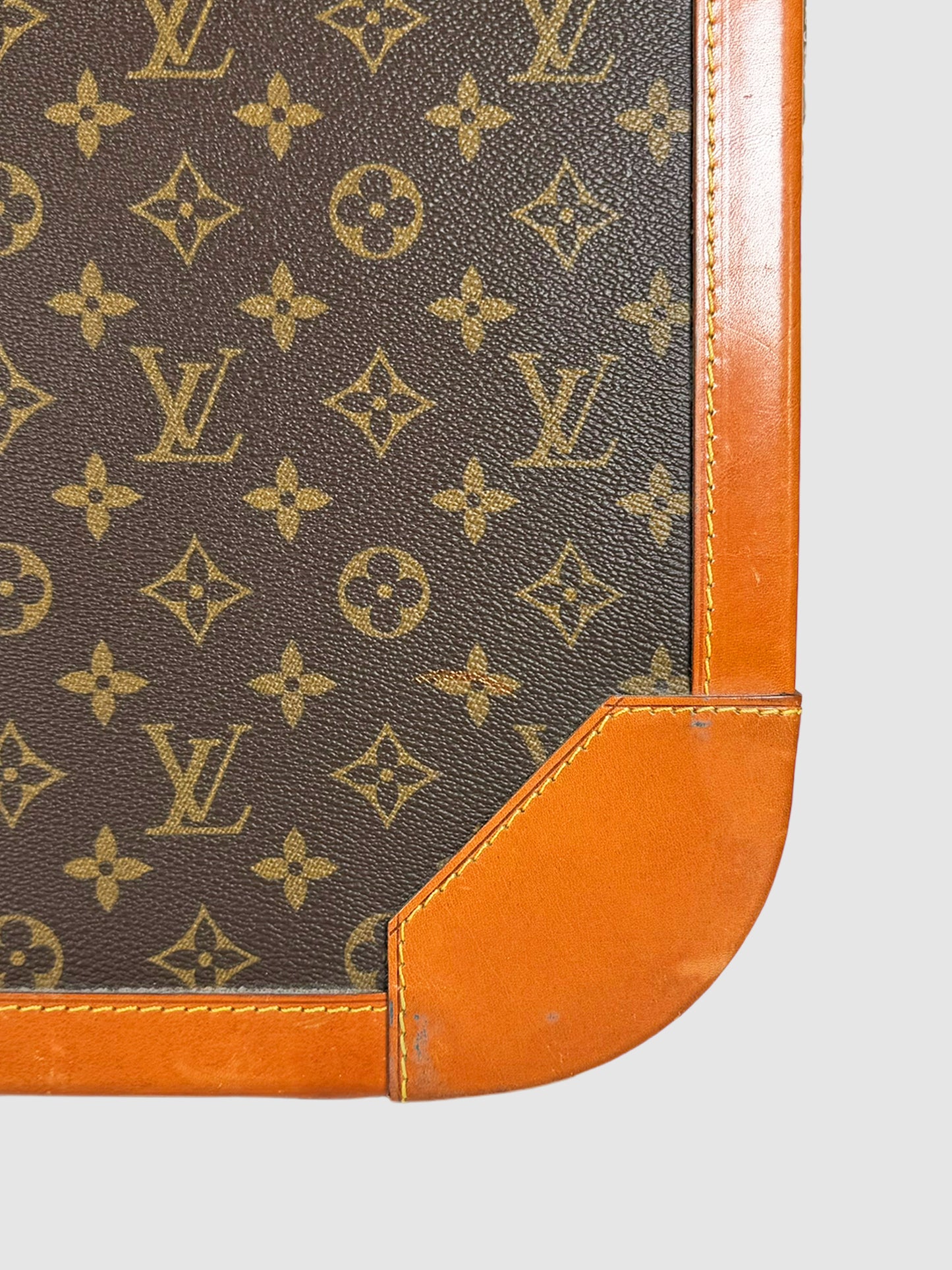 Monogram Leather Suitcase
