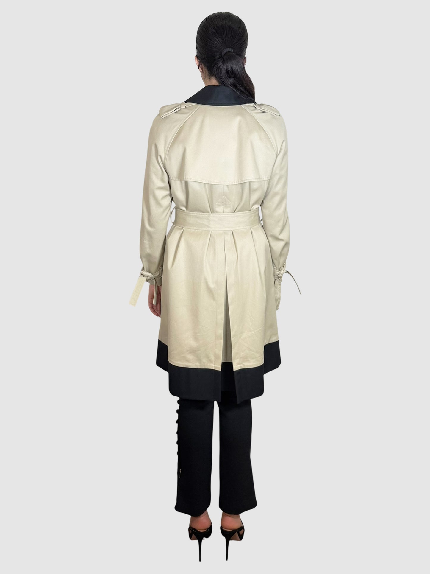 Colourblock Trench Coat