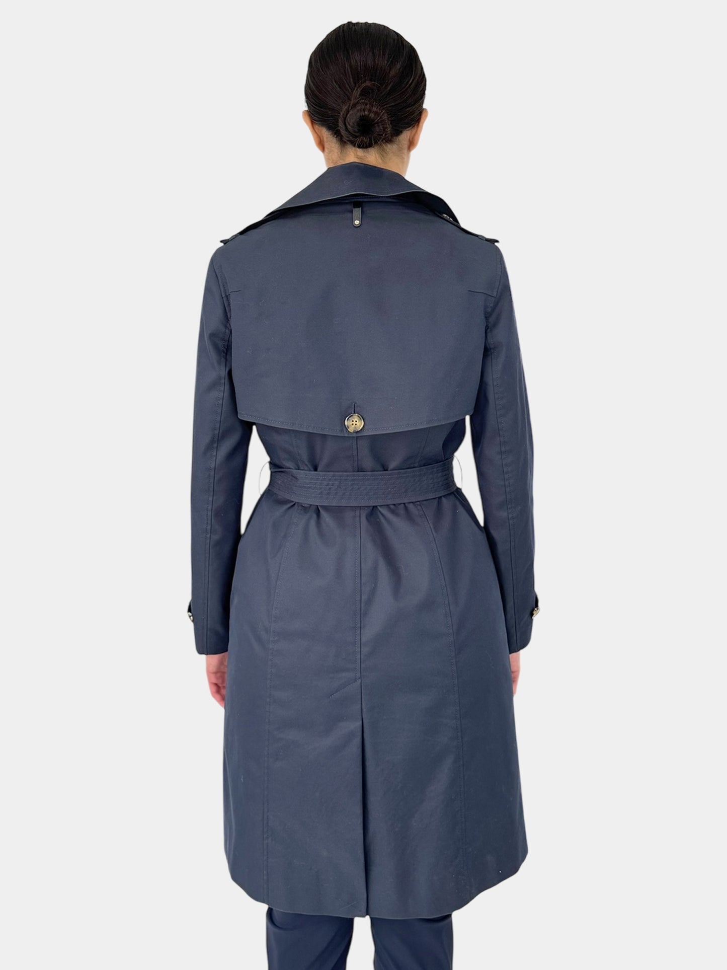 Double-Breasted Trench Coat - Size M