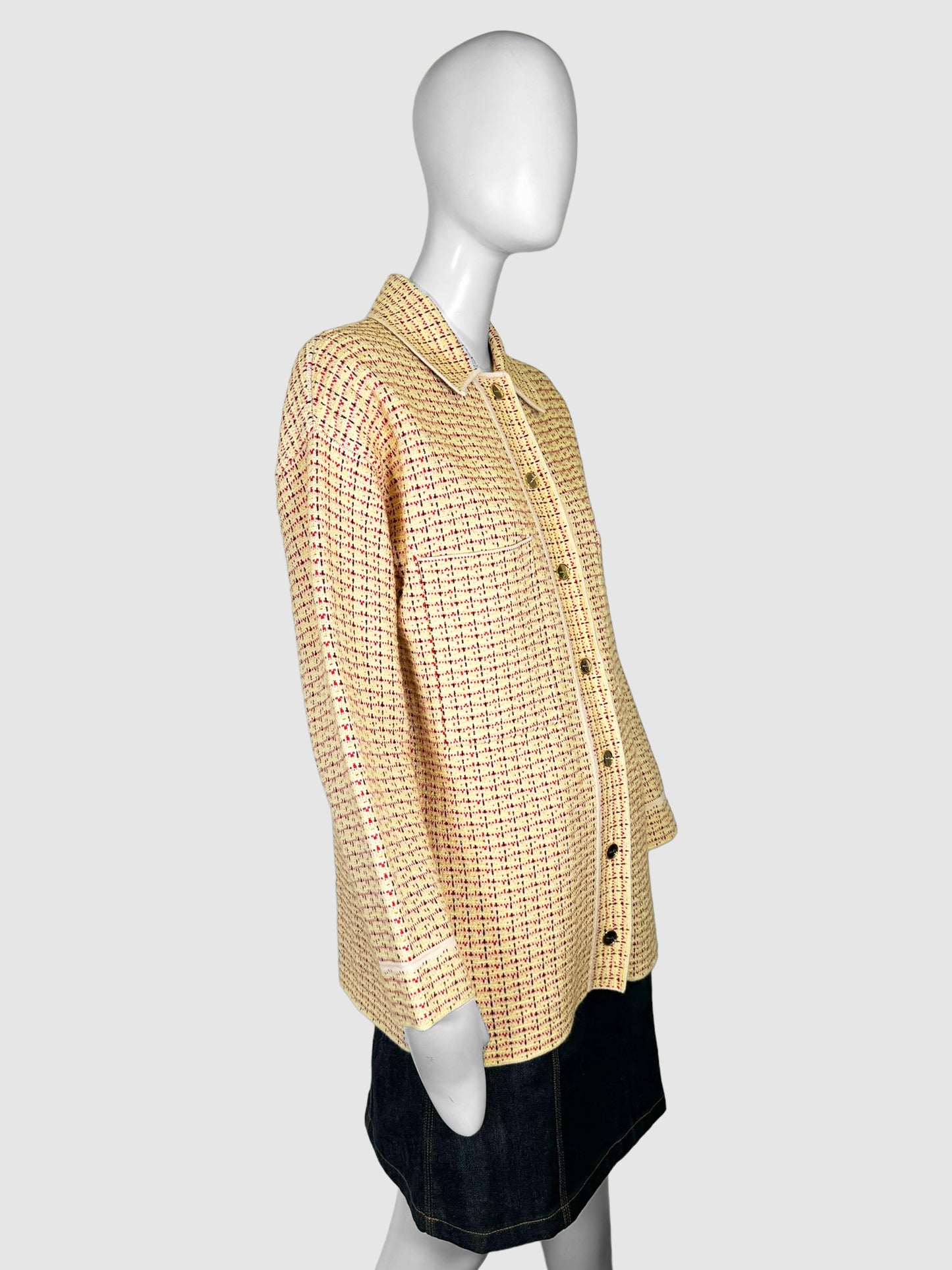 Tweed Knit Cardigan - Size 2