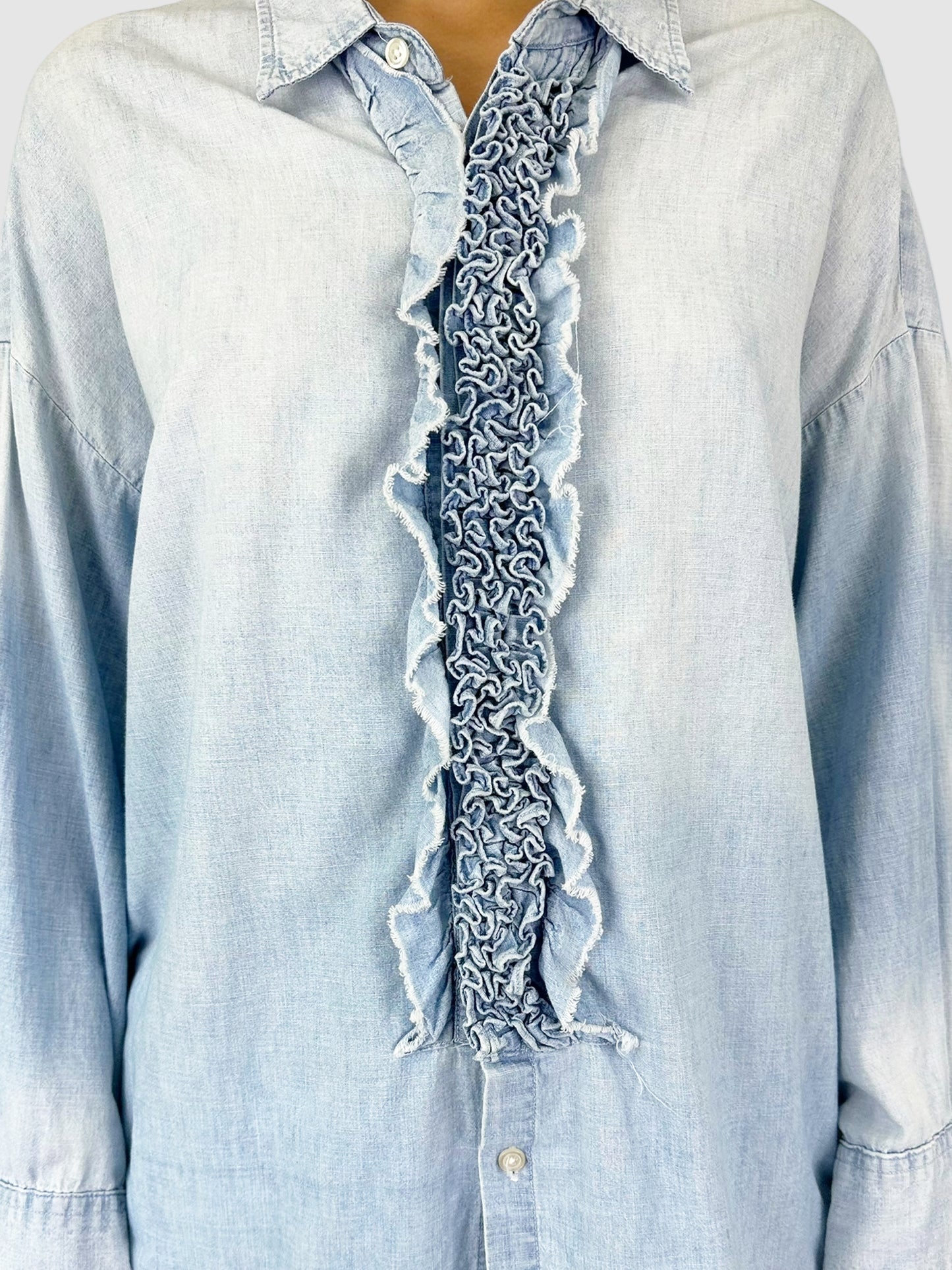 Oversized Denim Top