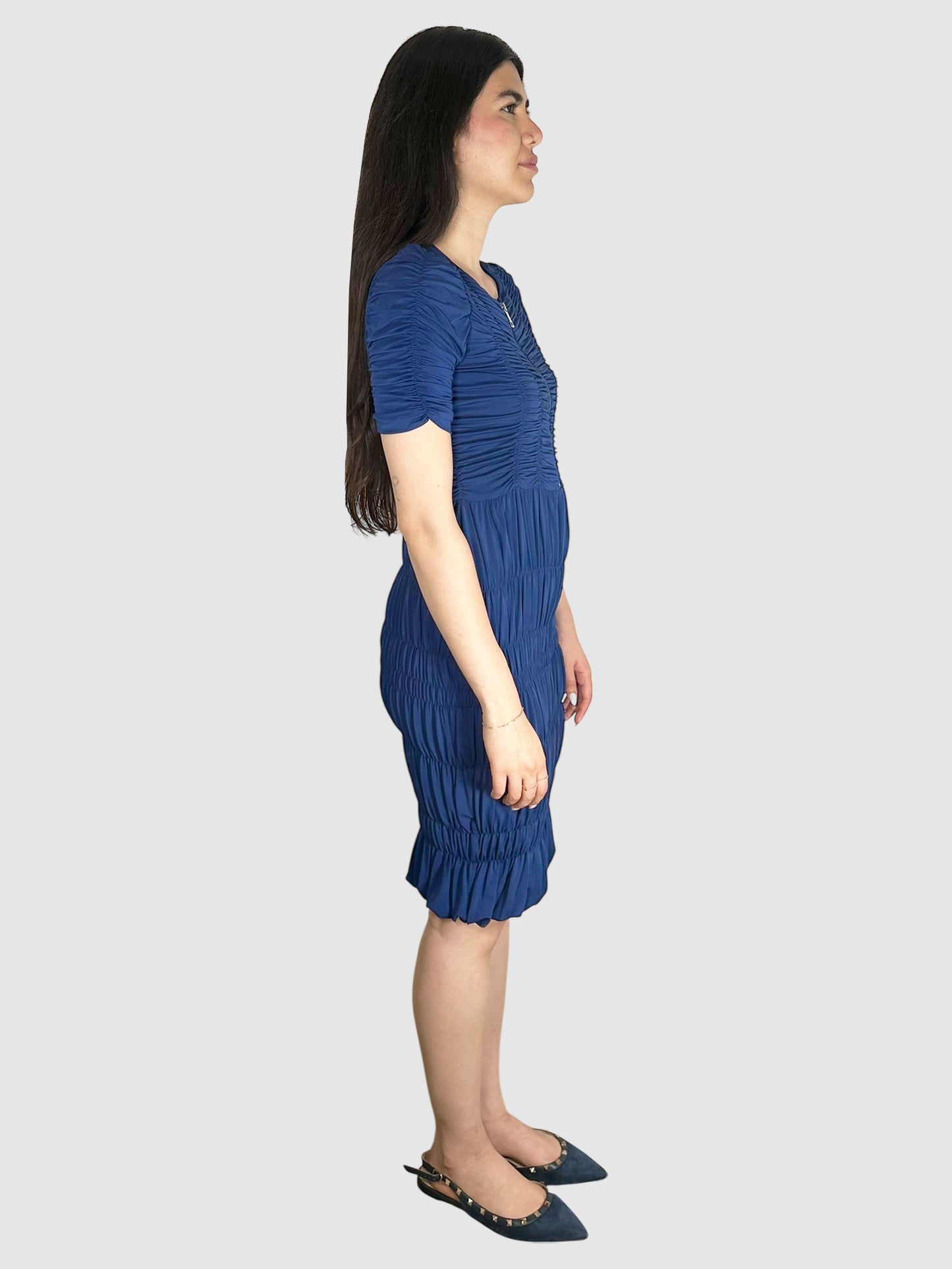 Ruched Midi Dress