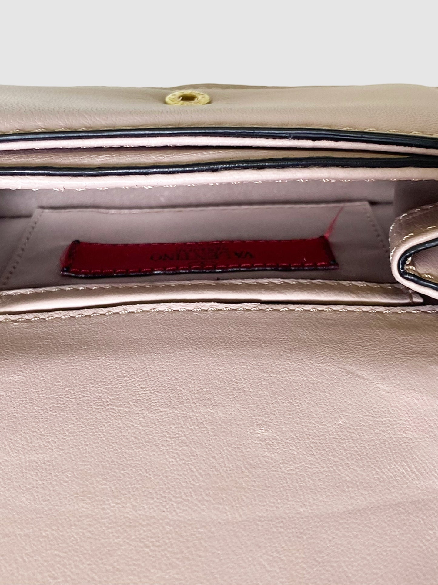 Valentino Leather Floral Mini Crossbody Bag