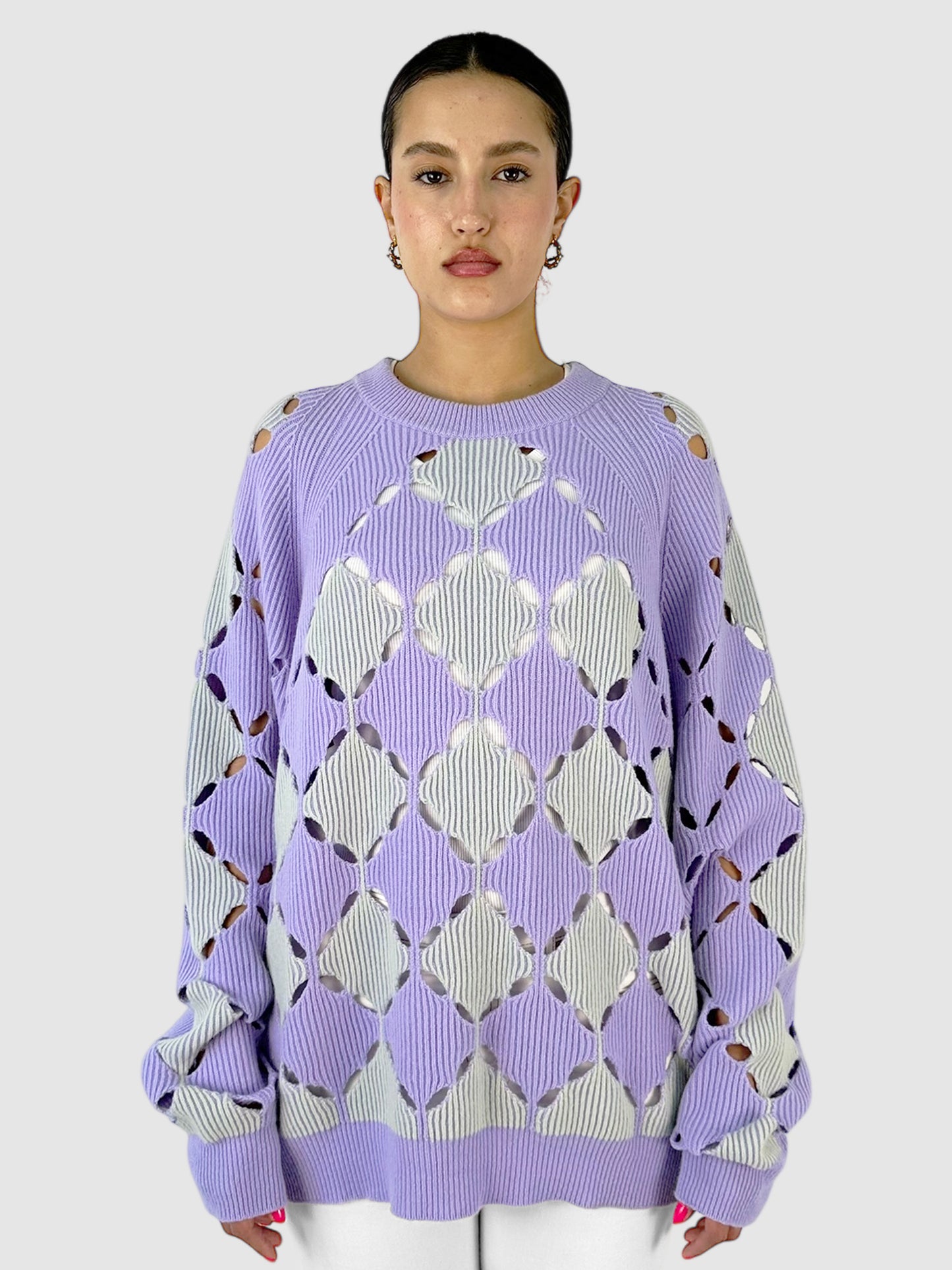 Wool Cut-Out Sweater