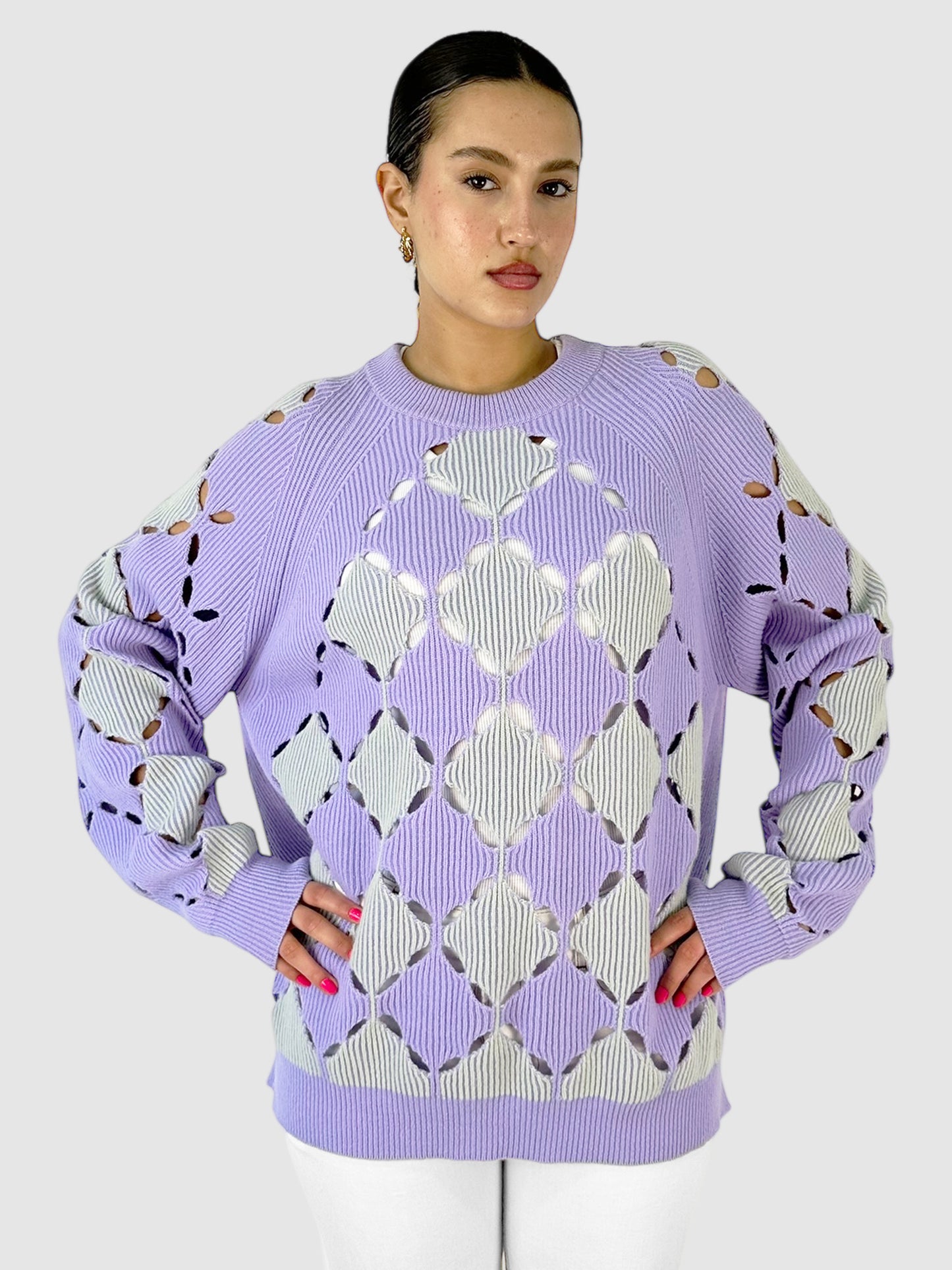Wool Cut-Out Sweater