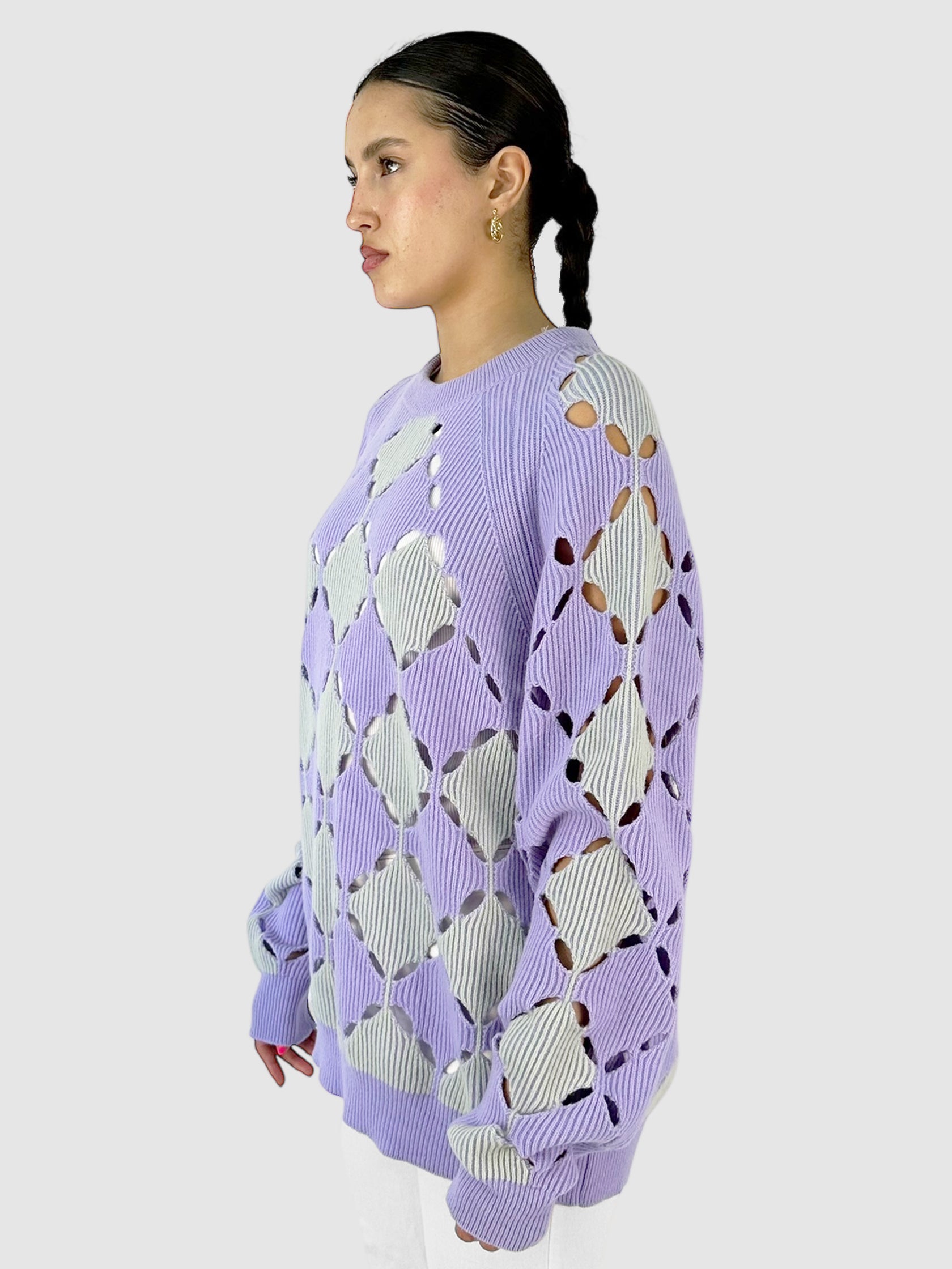 Wool Cut-Out Sweater