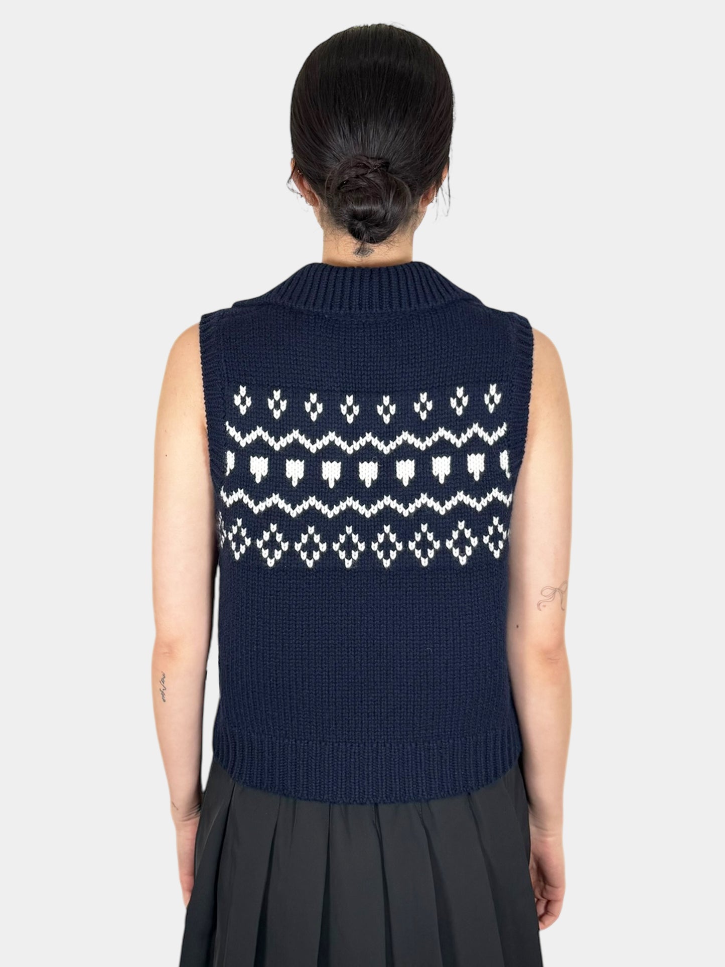 Remington Fair Isle Cashmere Vest - Size 1