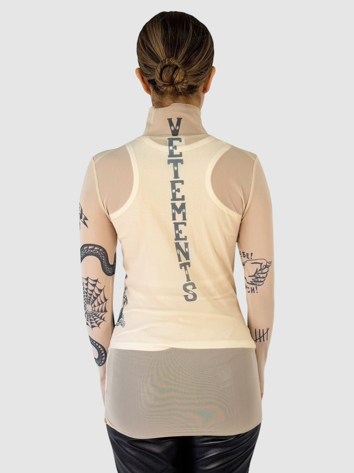 Mesh Tattoo Top