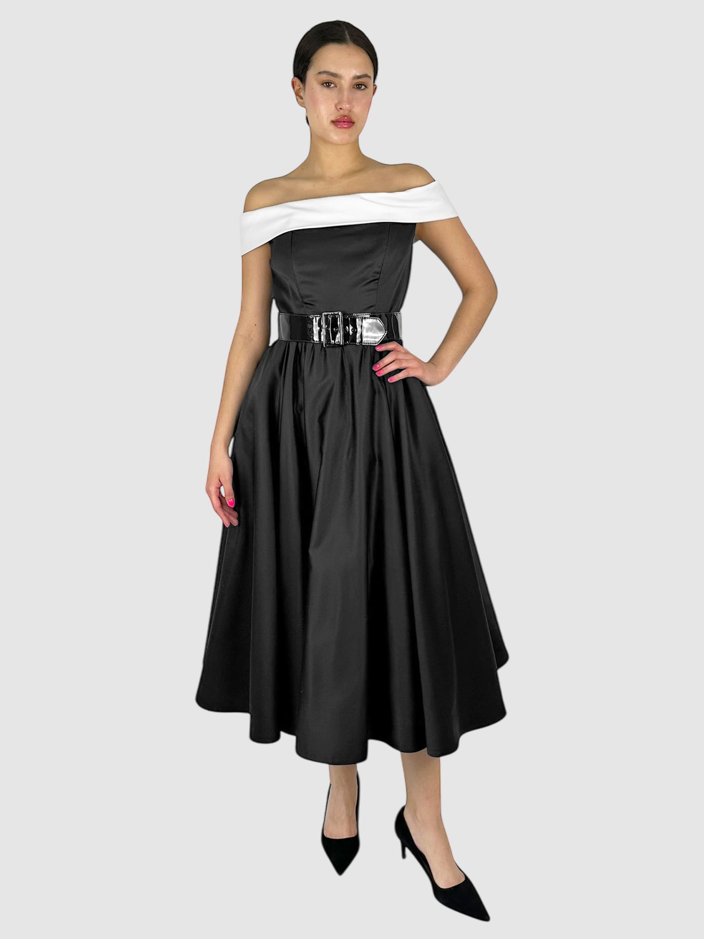Belted Maxi Dress - Size S/M