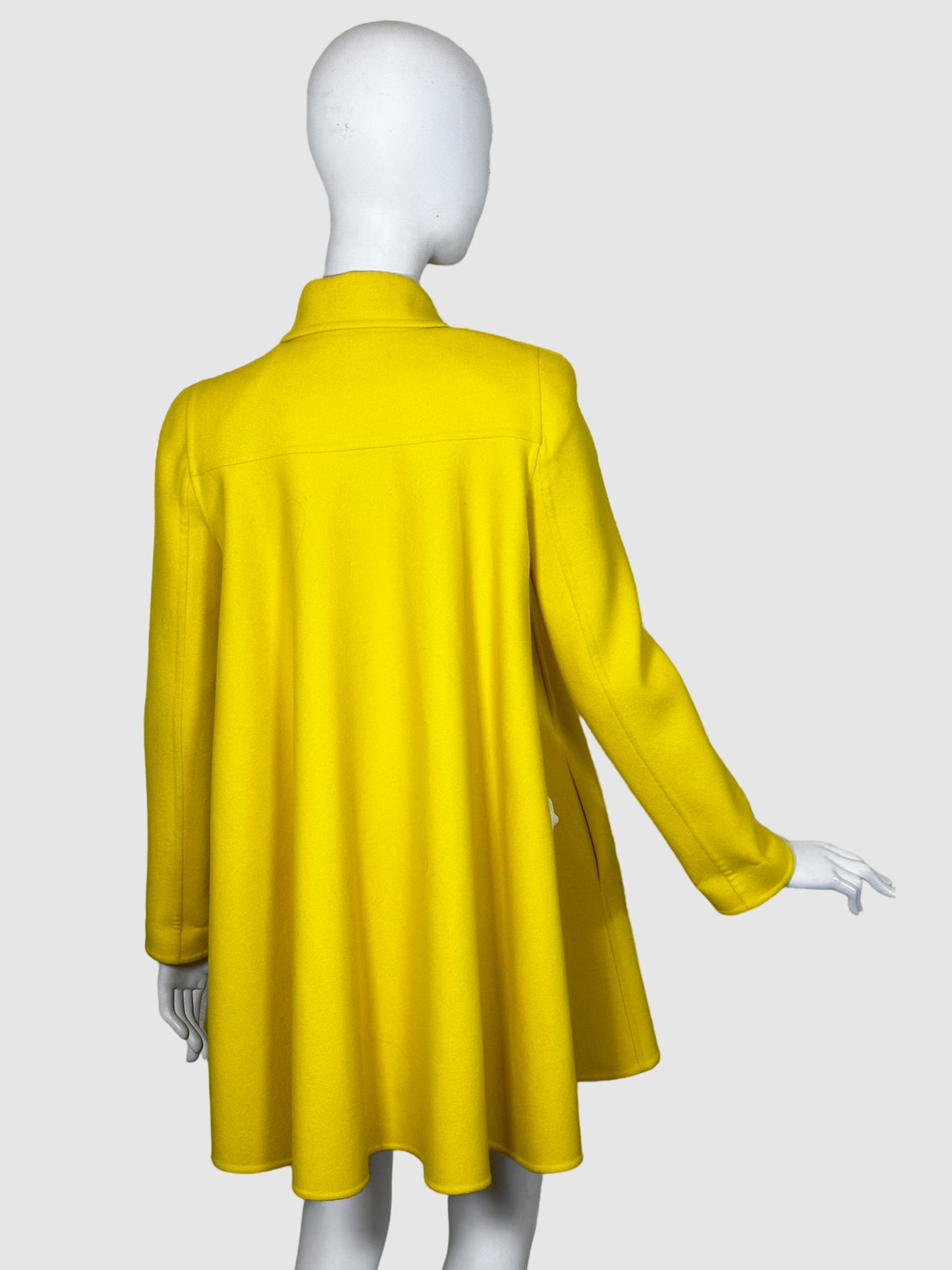Versace Short Wool Coat - Size 38