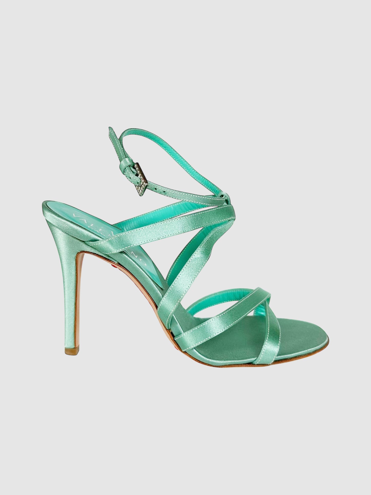 Satin Strappy Pumps