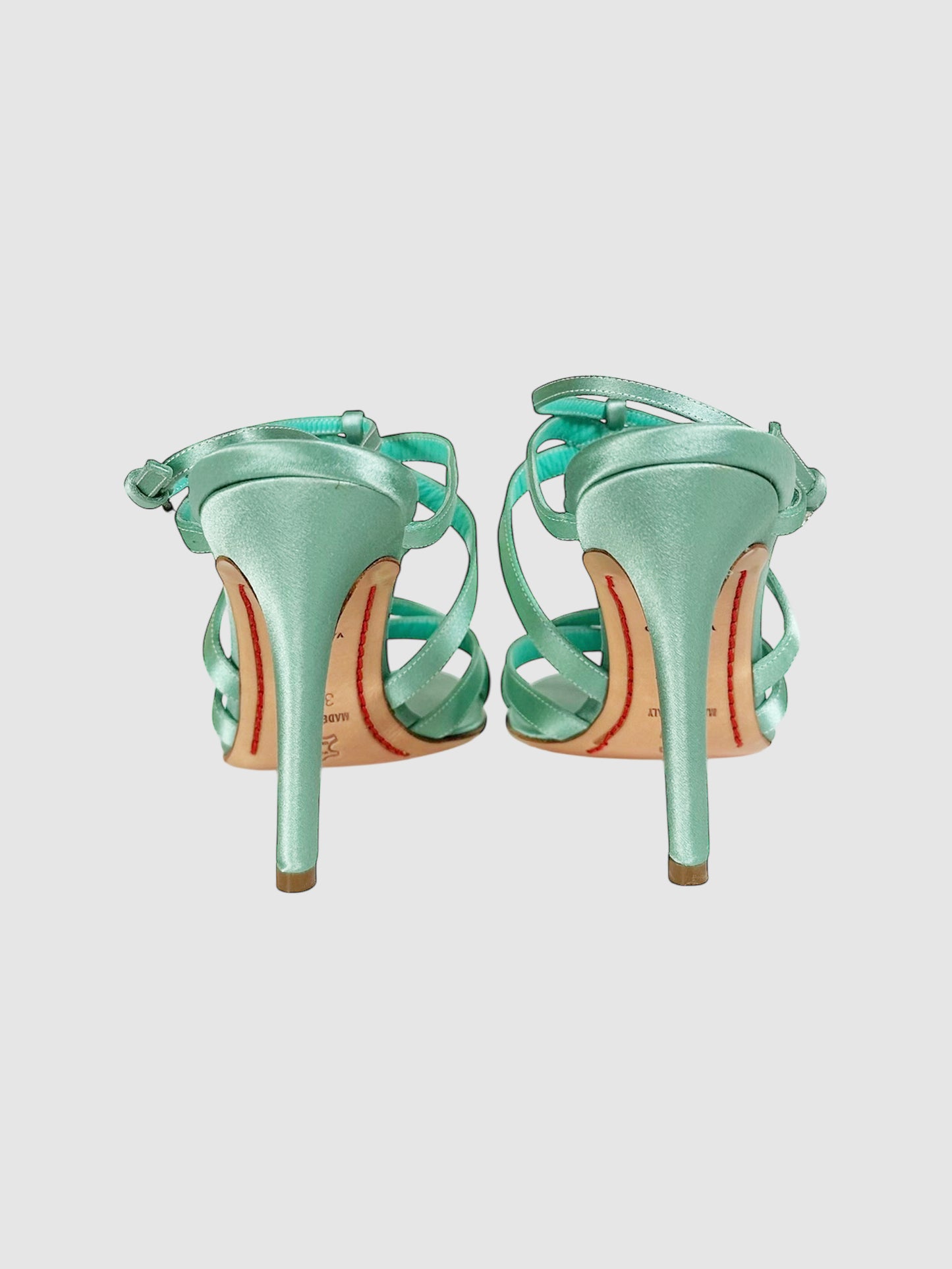 Satin Strappy Pumps