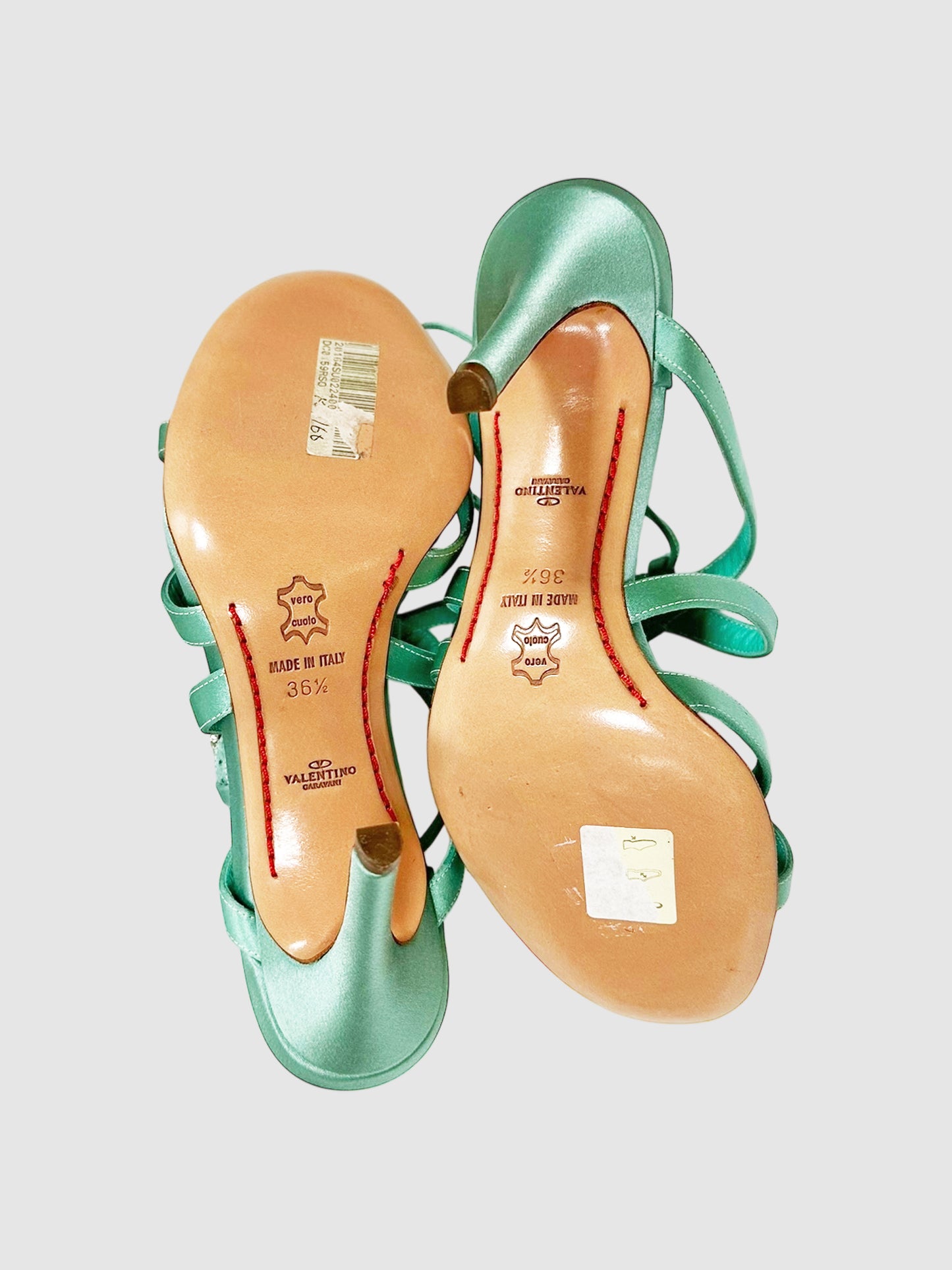 Satin Strappy Pumps