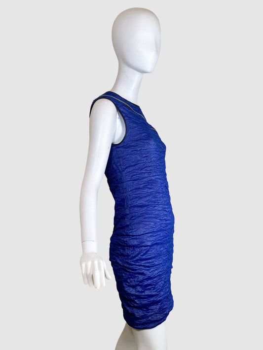 Yigal Azrouel Shimmery Zipped Accent Dress - Size 8