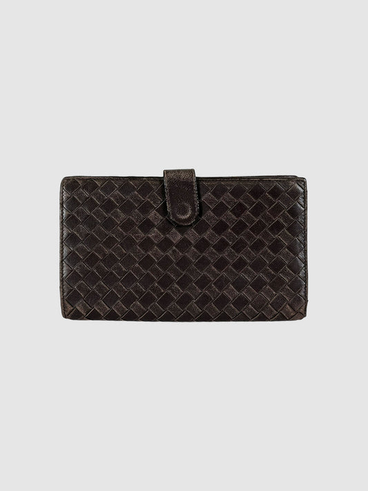 Woven Leather Wallet