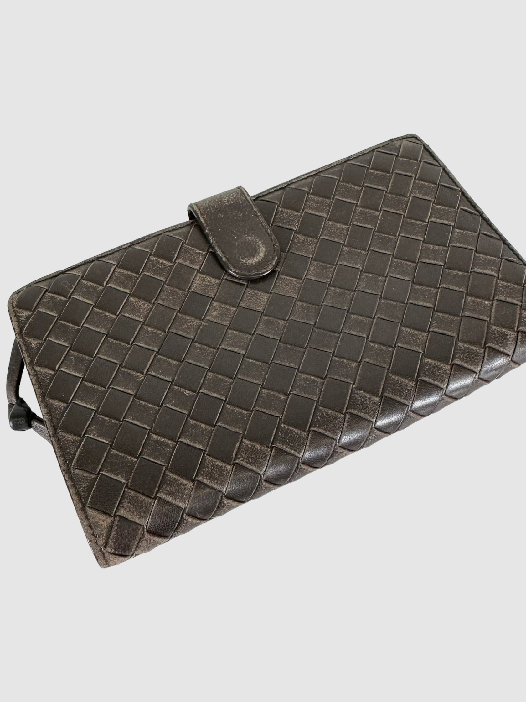 Woven Leather Wallet
