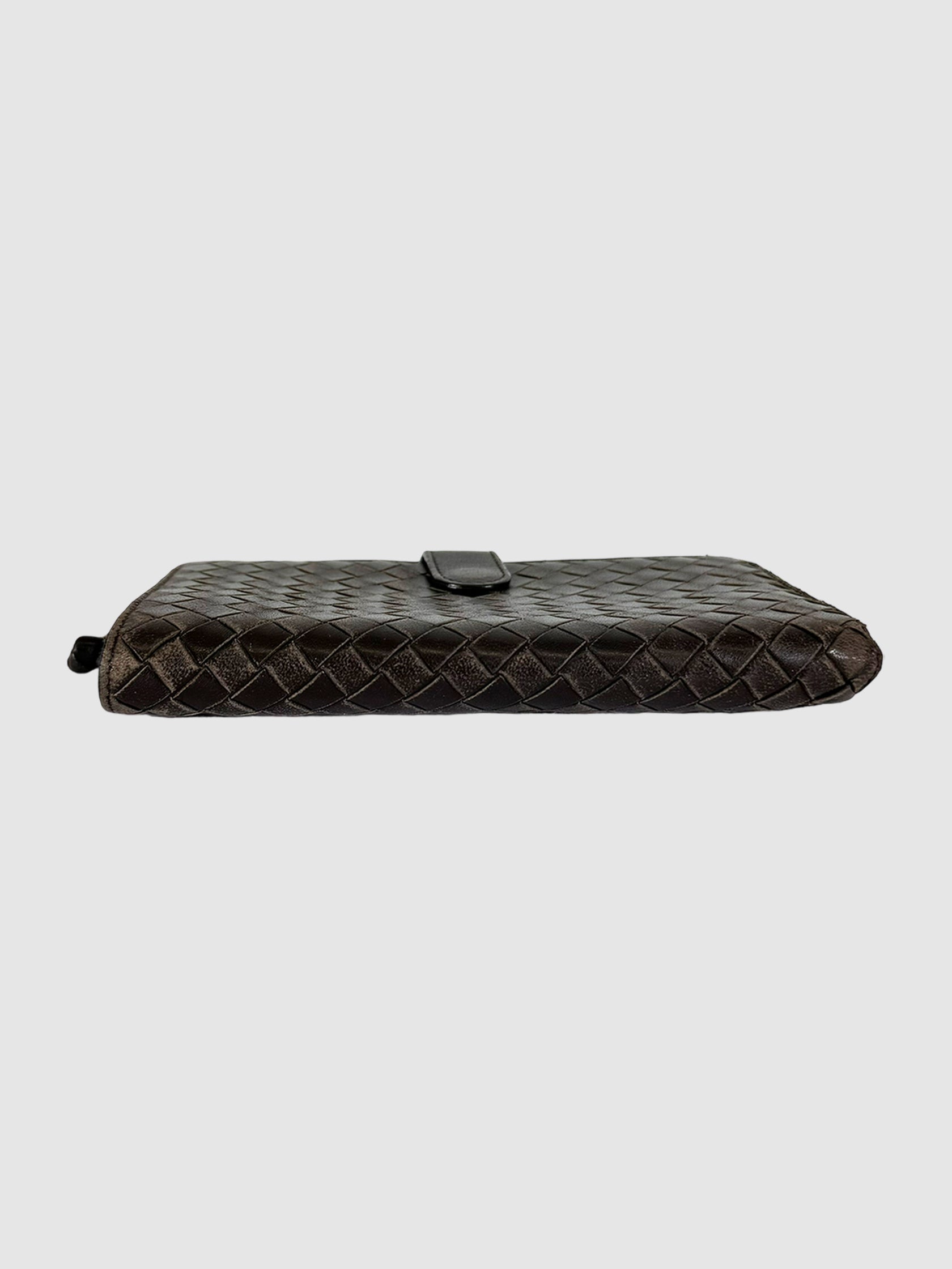 Woven Leather Wallet