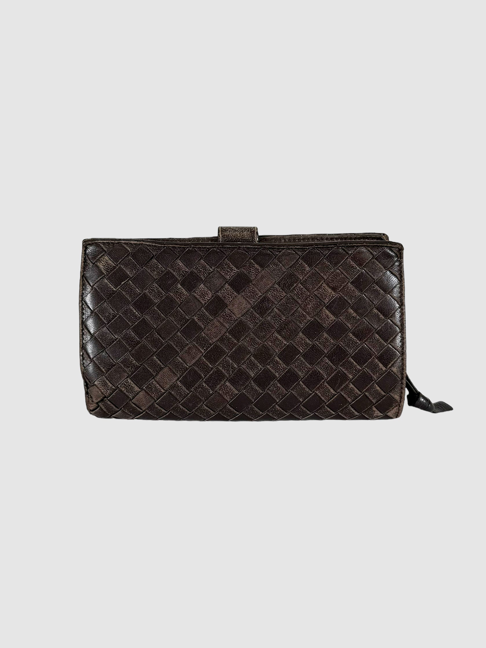 Woven Leather Wallet