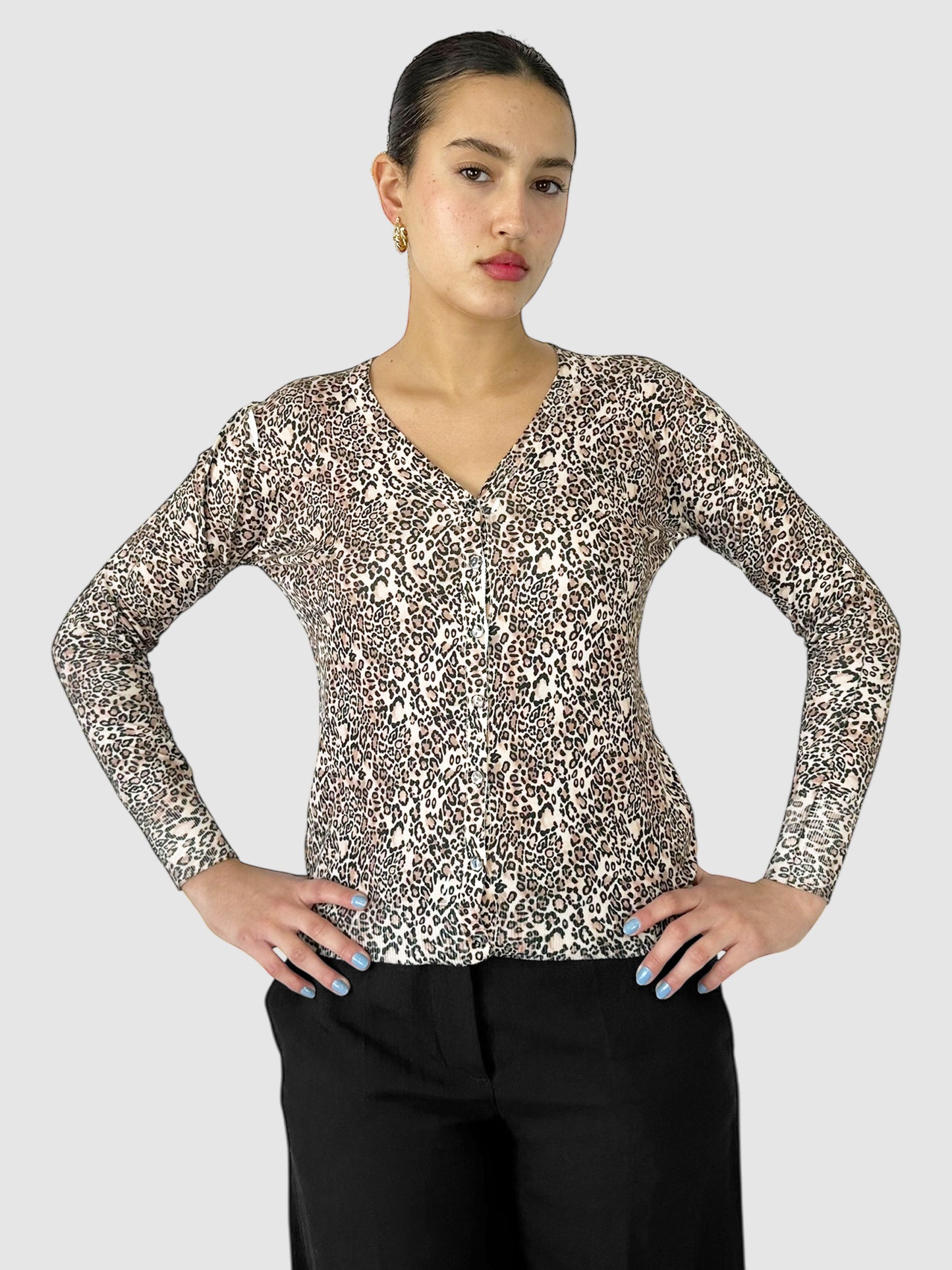 Leopard Print Cardigan