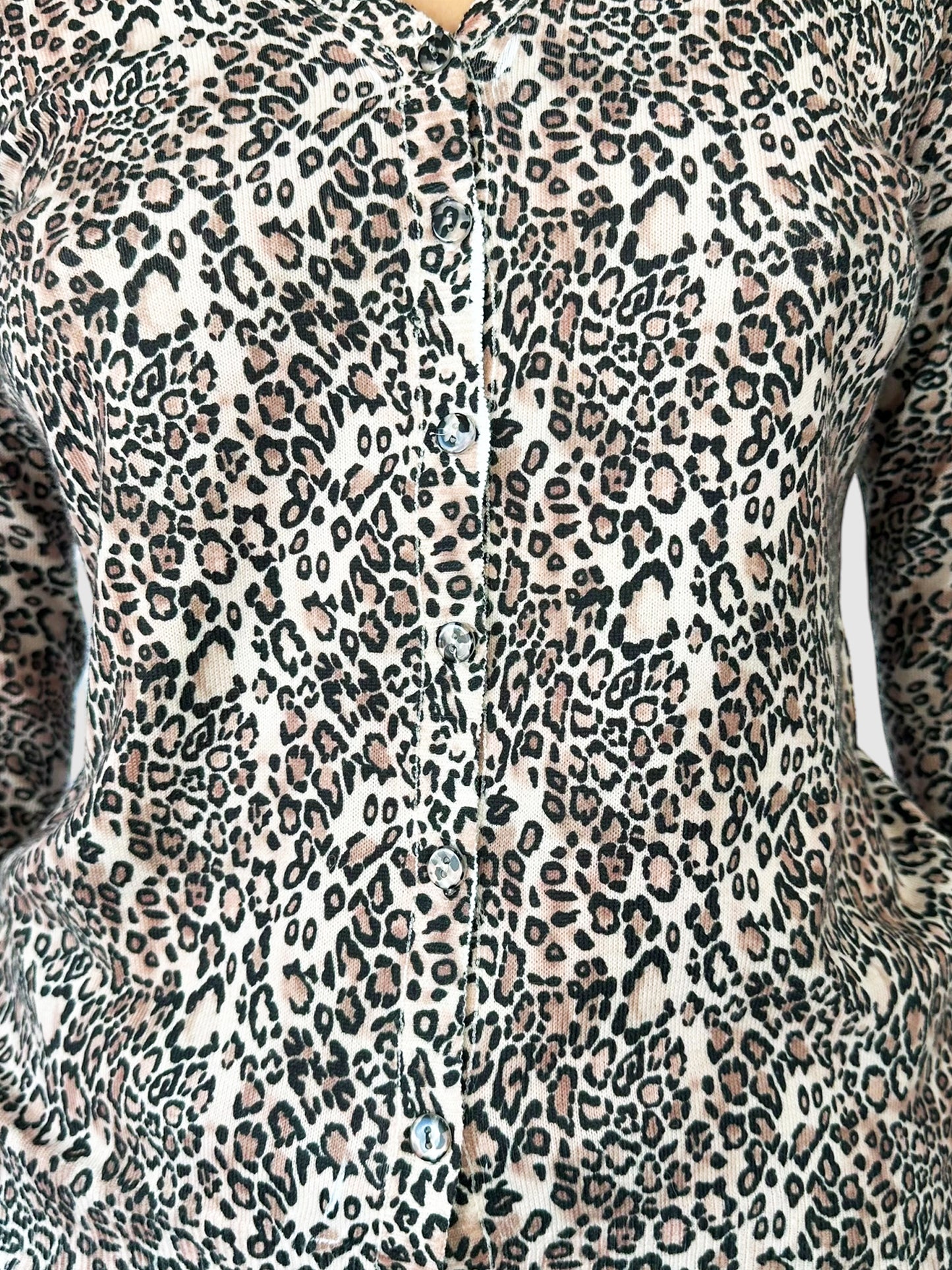 Leopard Print Cardigan