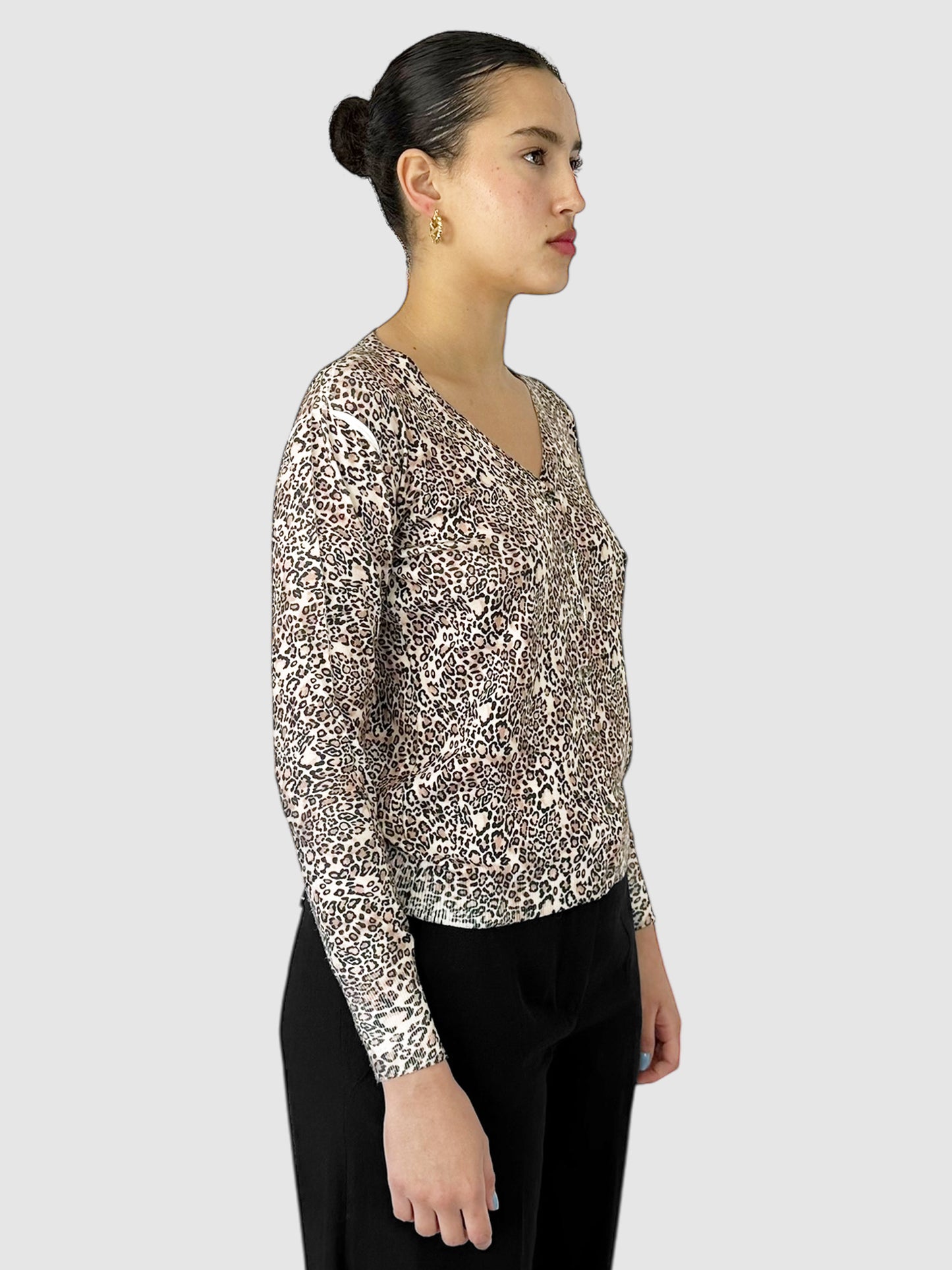 Leopard Print Cardigan