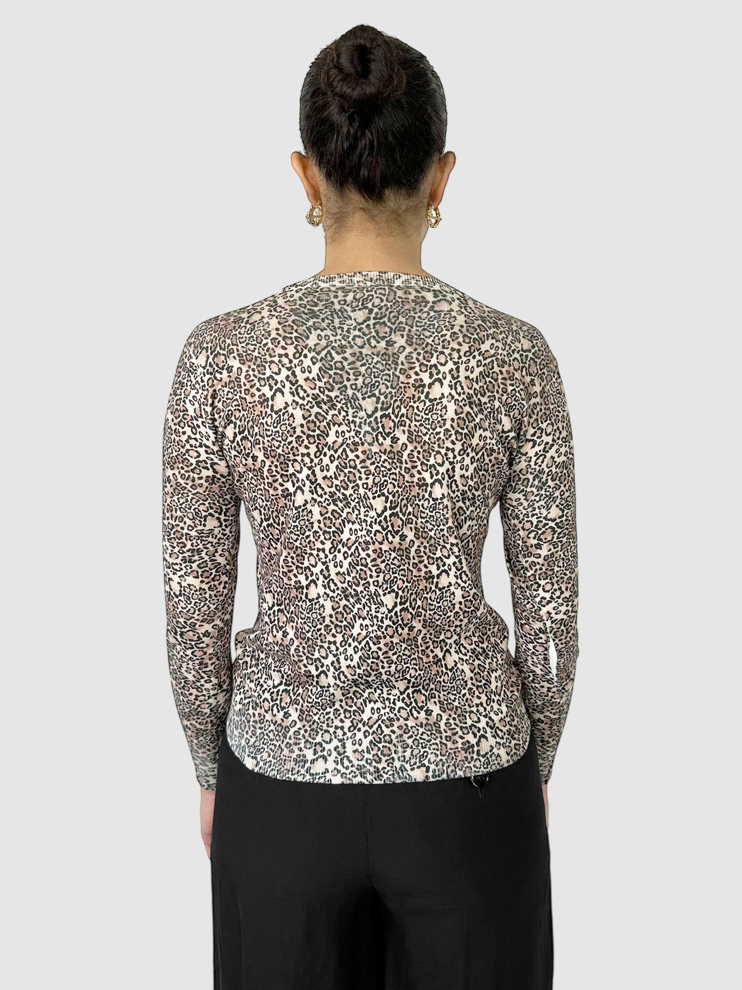 Leopard Print Cardigan