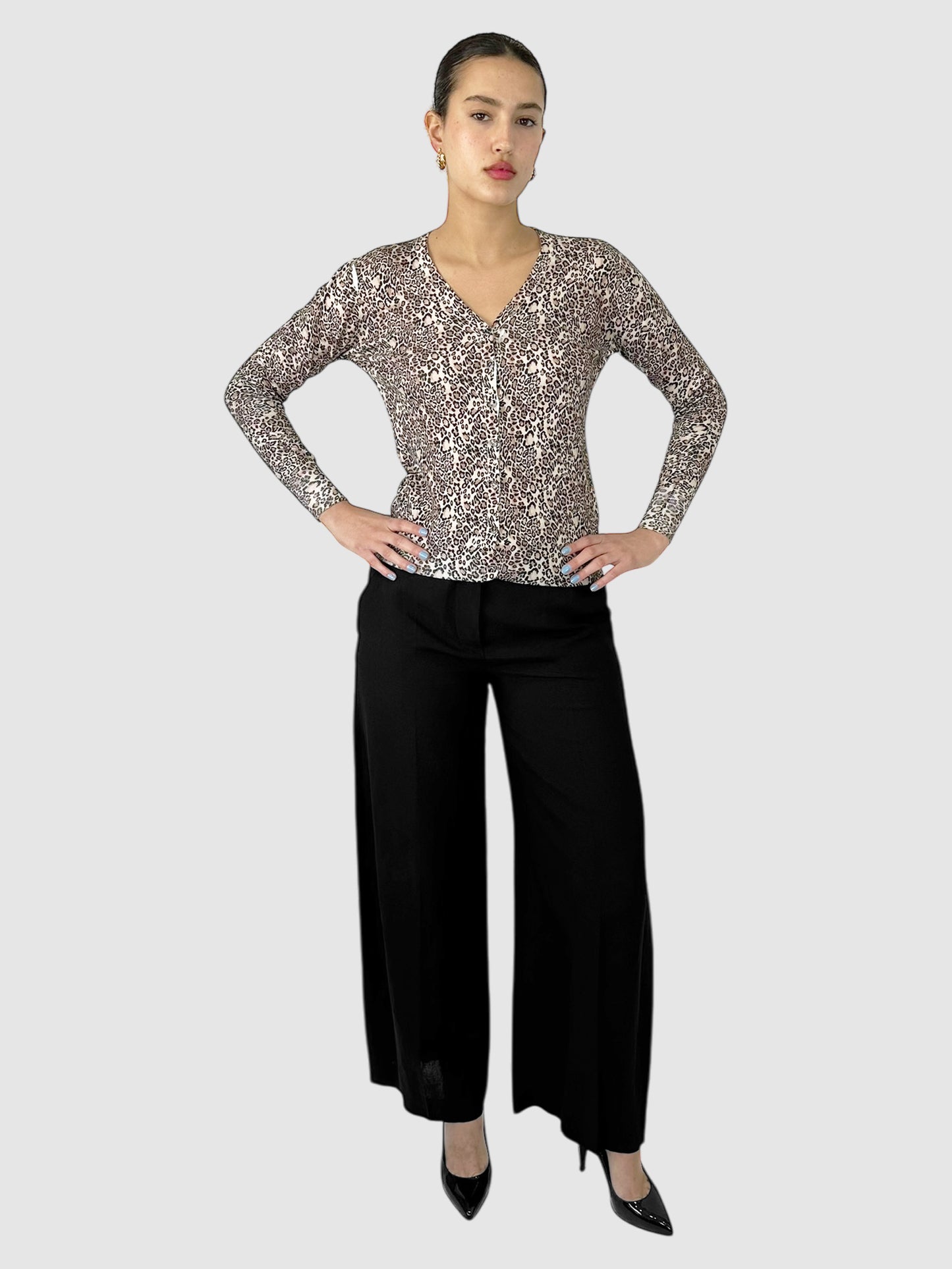 Leopard Print Cardigan