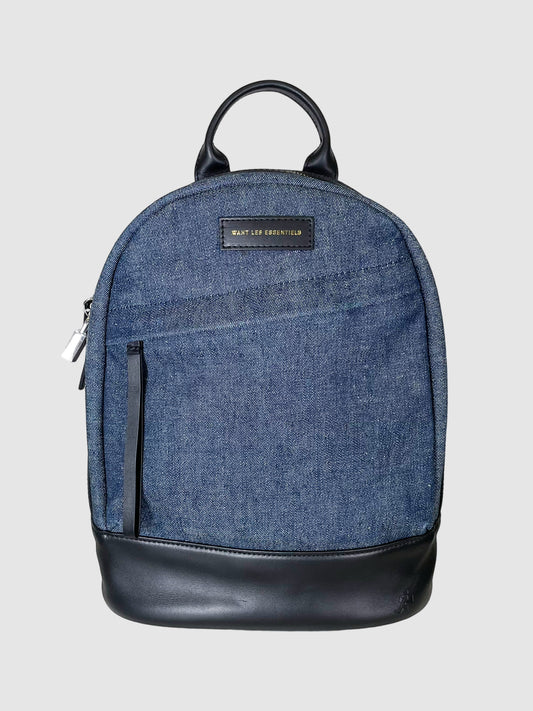 Small Denim Backpack