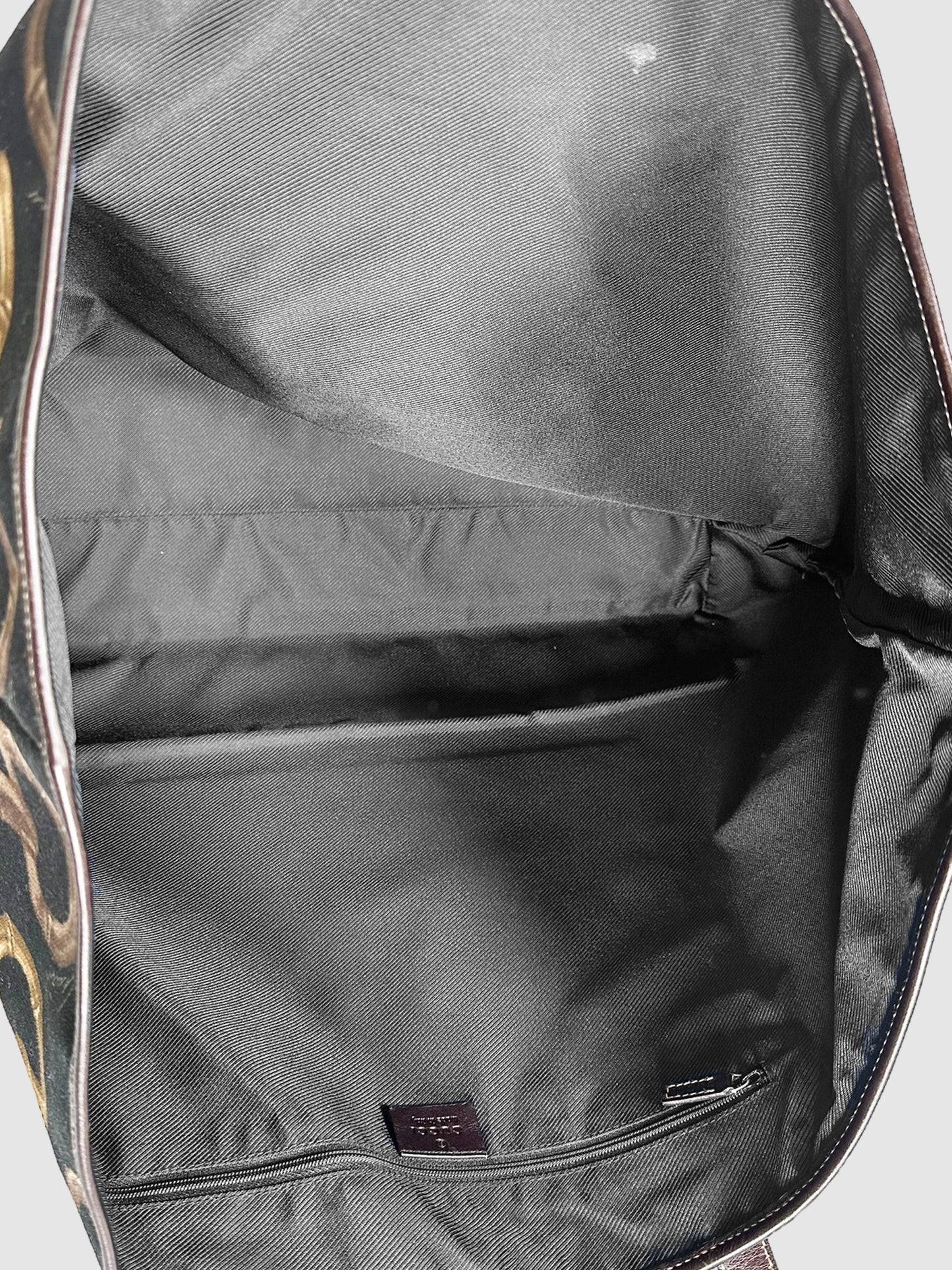 Horsebit Print Tote