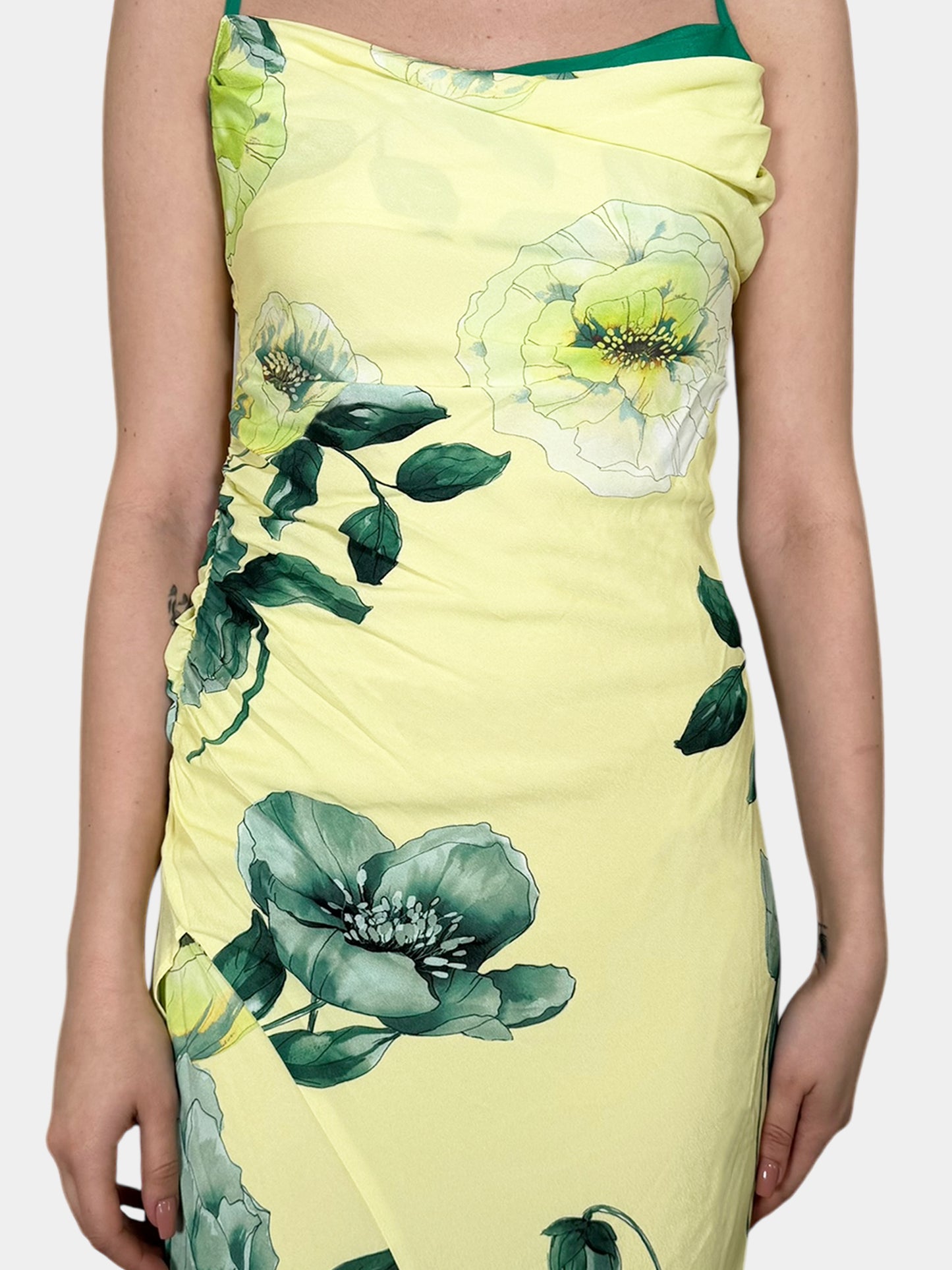 Floral Midi Dress - Size 2