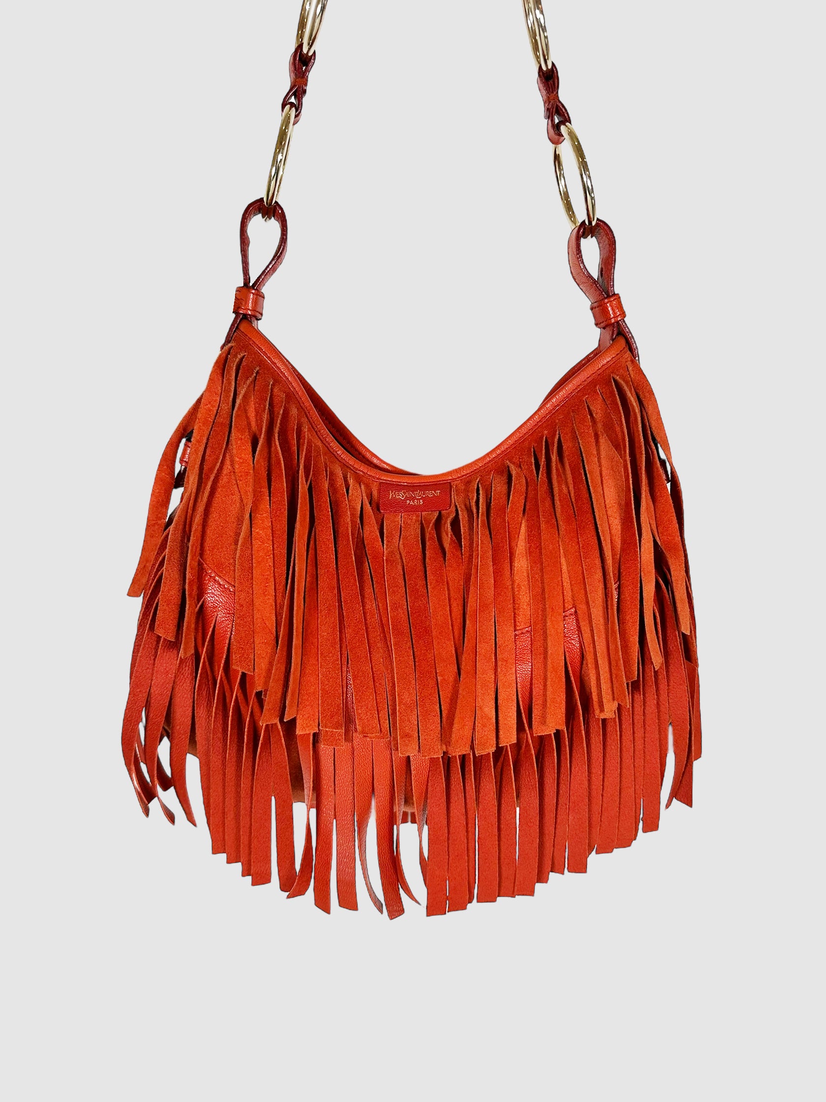 Yves Saint Laurent Suede Boheme Fringe Bag – Second Nature Boutique
