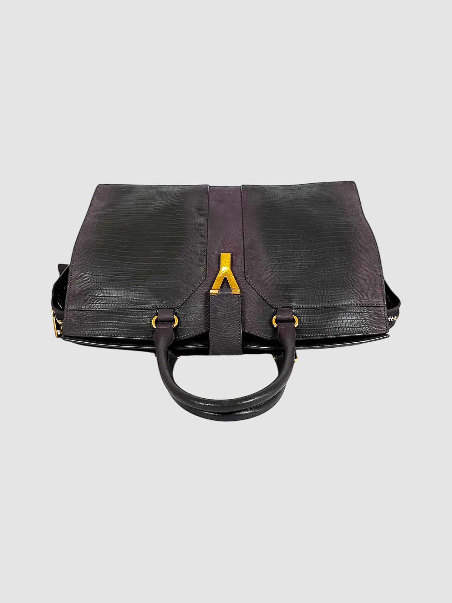 Lizard Embossed Cabas Chyc Bag
