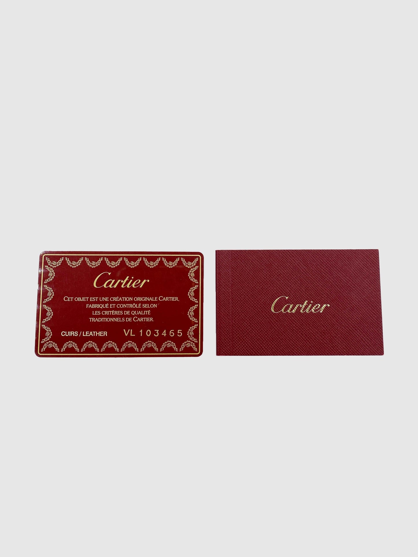 Cartier Grossgrain Structured Clutch - Second Nature Boutique