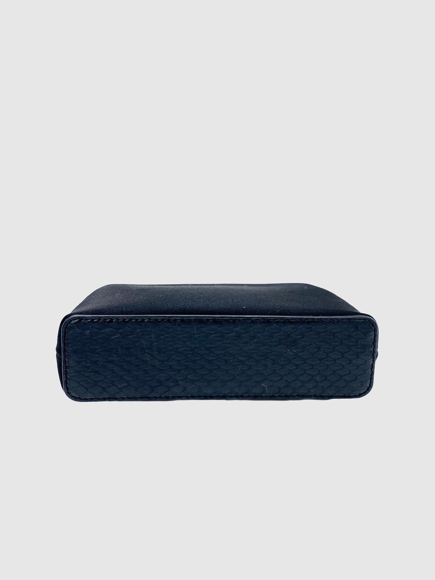 Cartier Grossgrain Structured Clutch - Second Nature Boutique