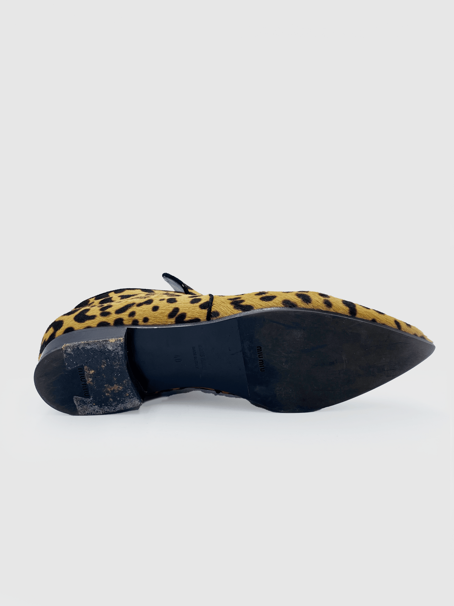 Miu Miu Leopard Boots - Size 40 - Second Nature Boutique