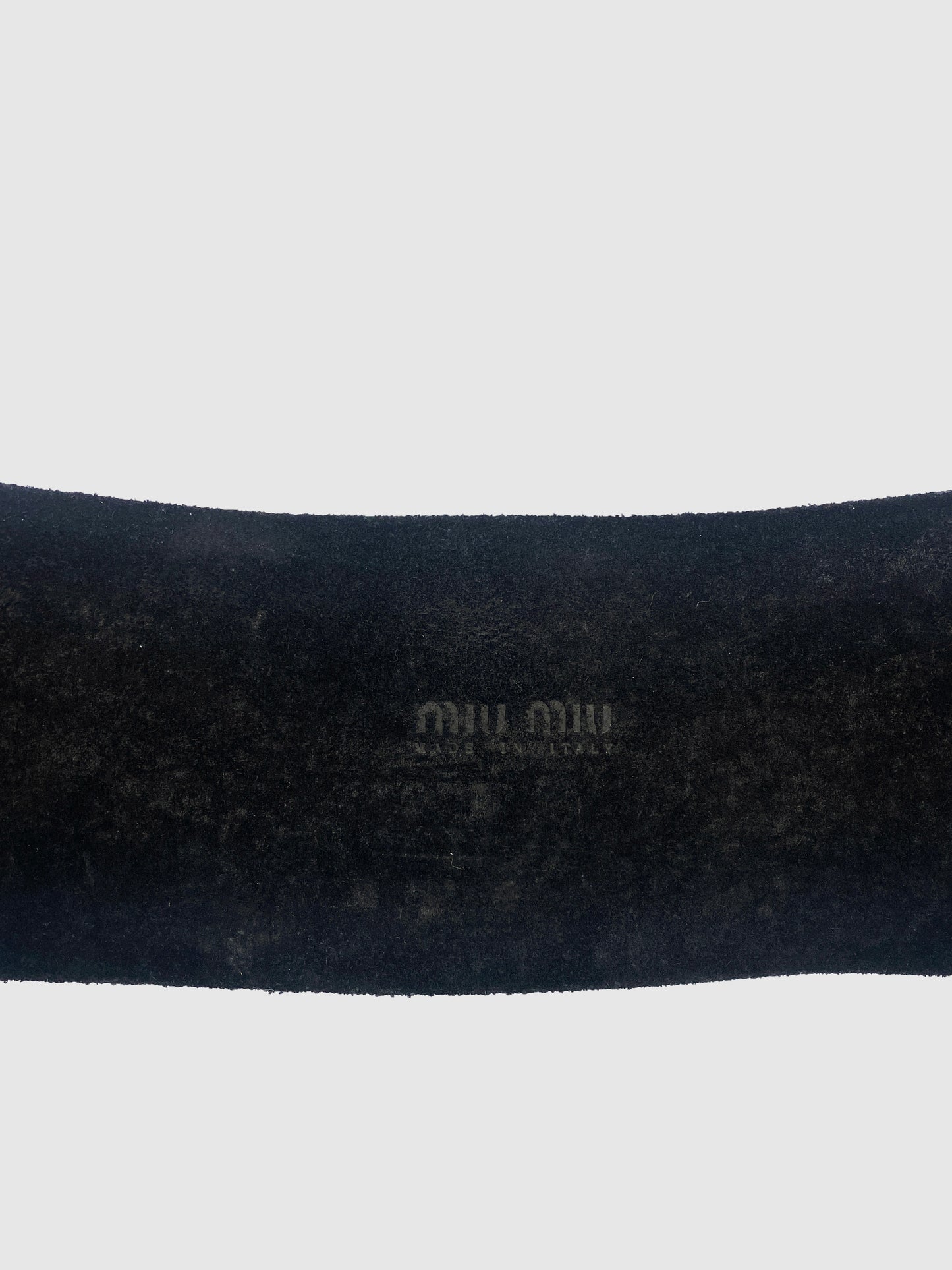 Wide Double Buckle Leather Belt