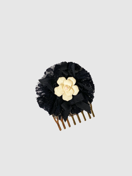 Lace Flower Hair Comb