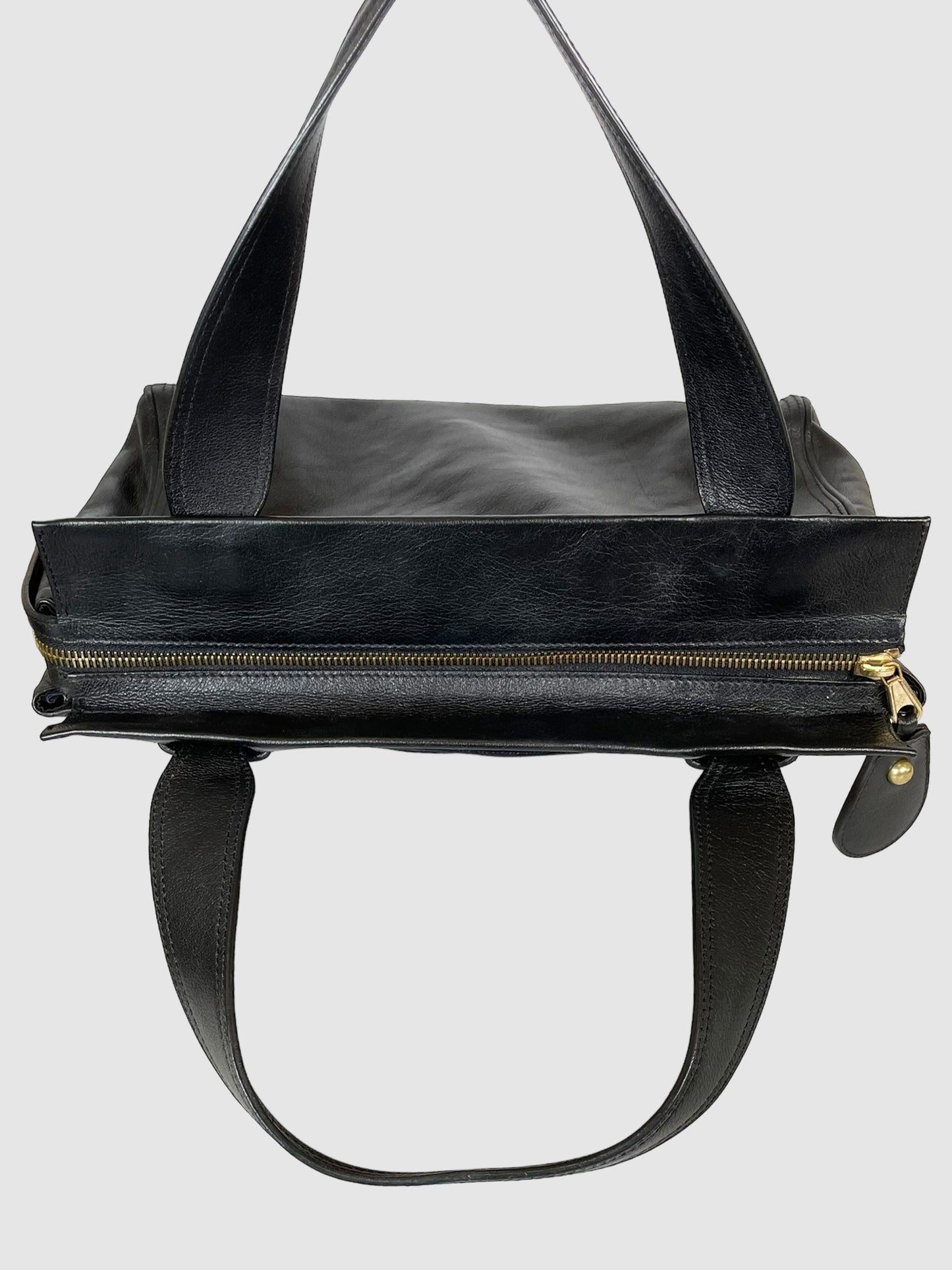 Mulberry Leather Tote Bag