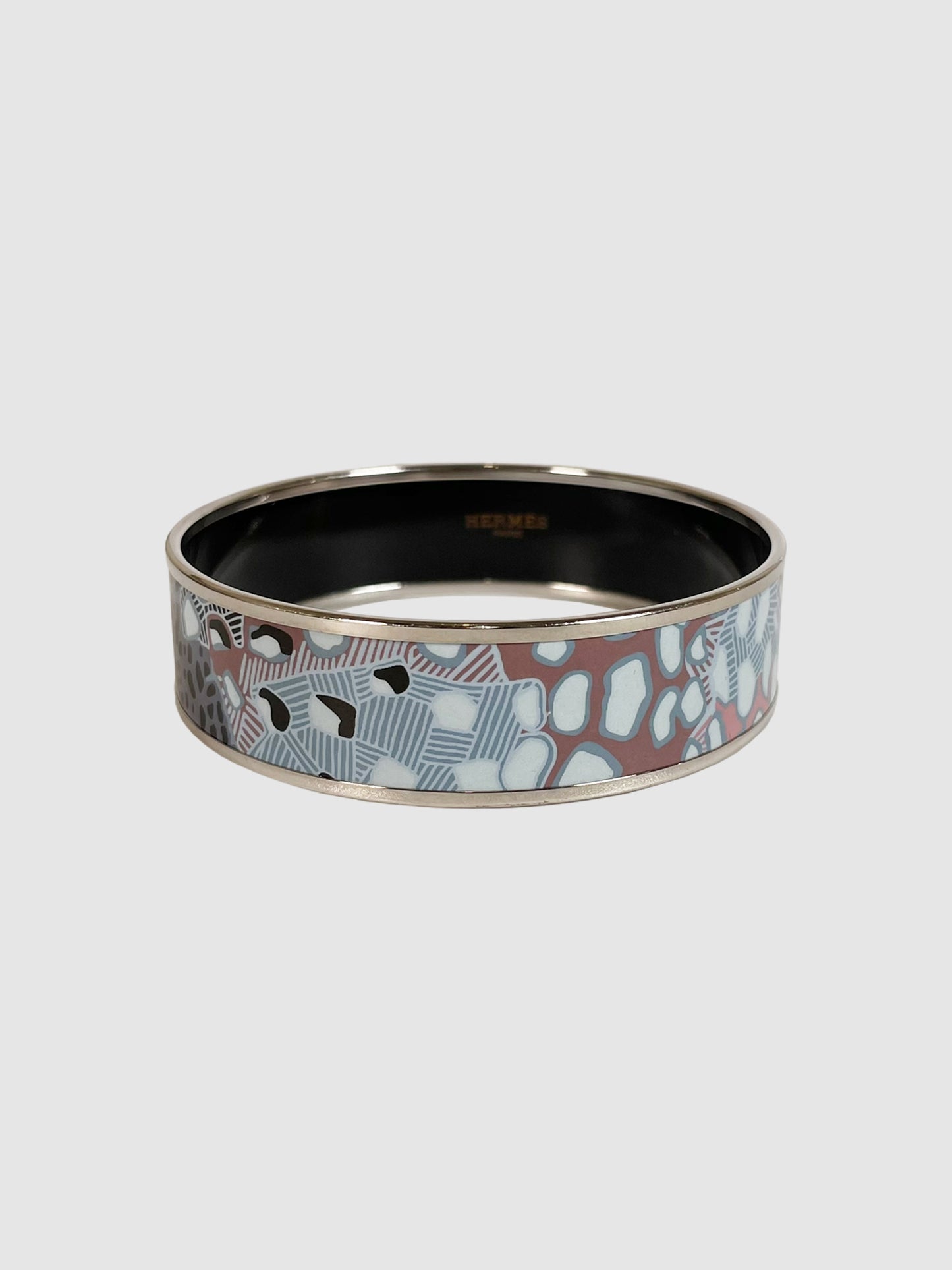 Wide Enamel Bangle