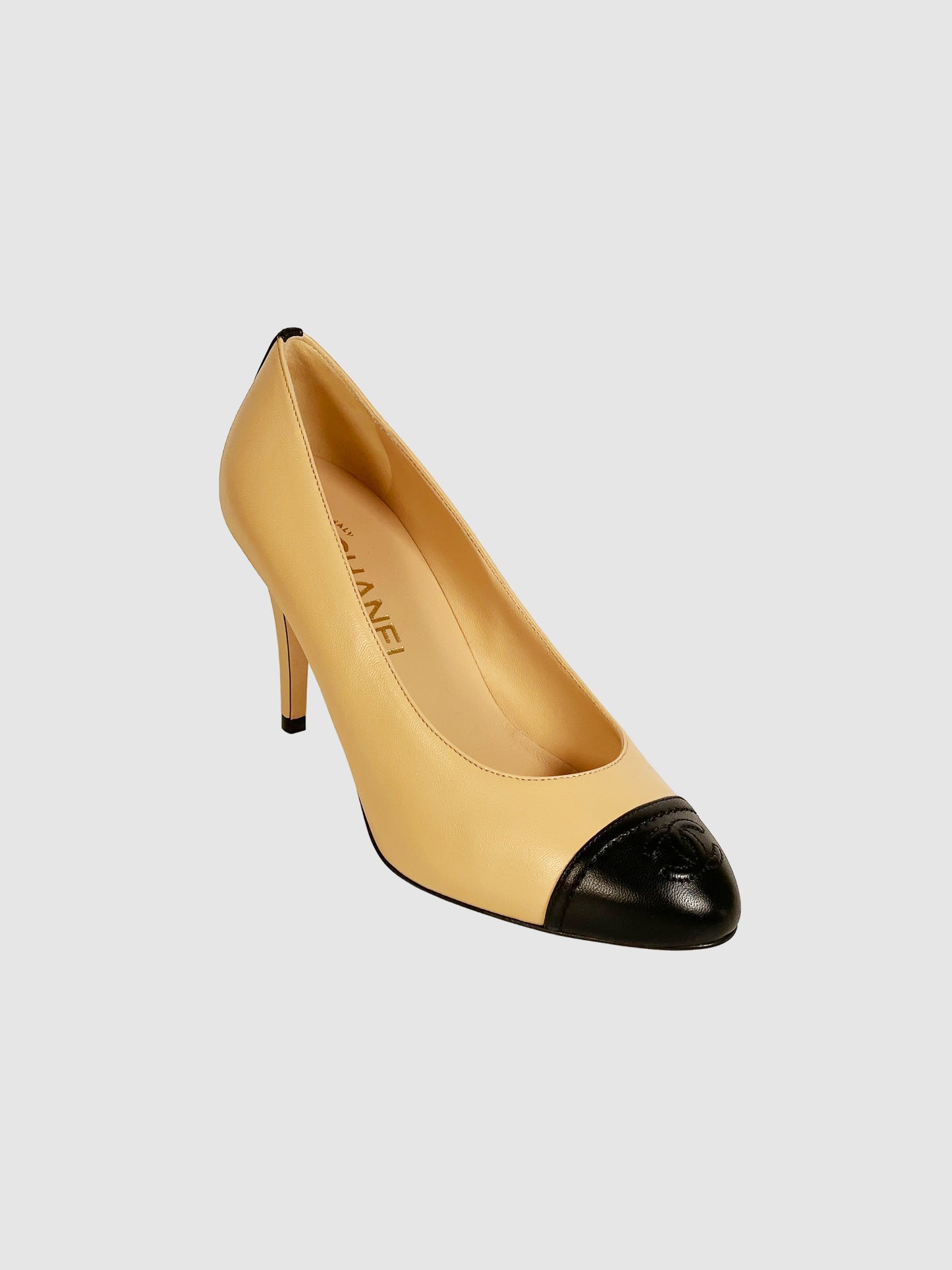 CC Colourblock Leather Pumps - Size 38