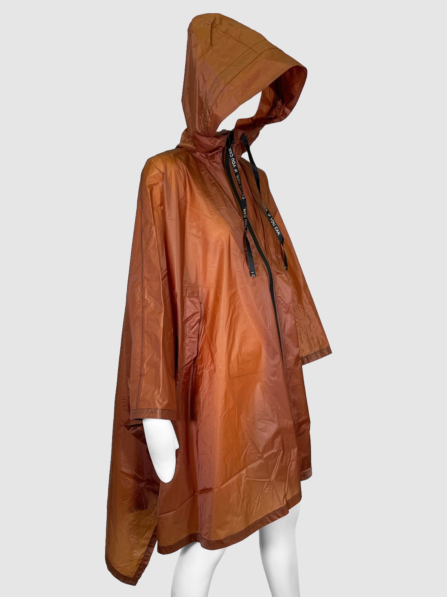 Zip-Up Rain Cape - One Size