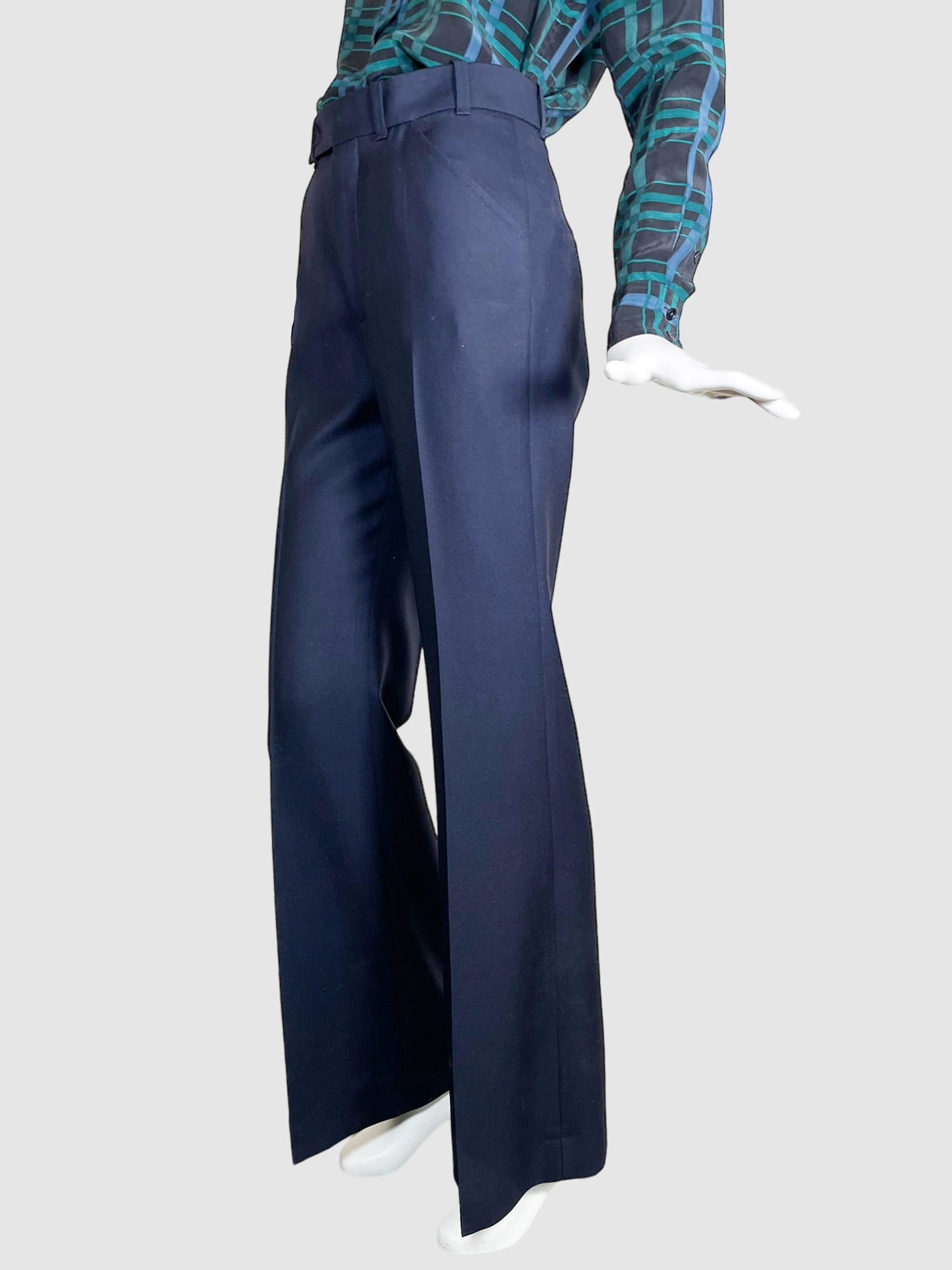 Wool Flare Trousers - Size 36