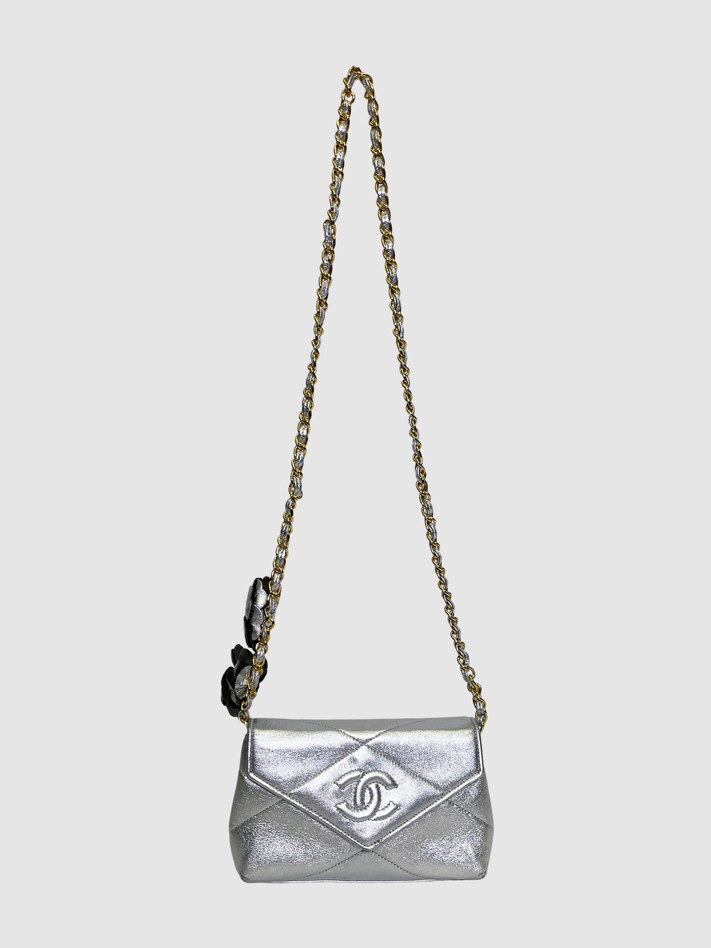 Chanel Vintage Camelia Quilted Bag