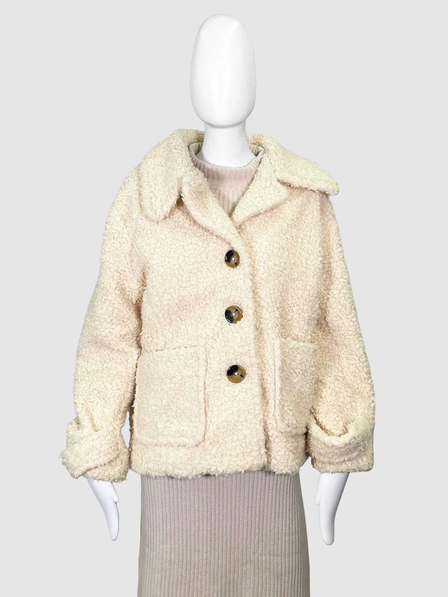 Free People Sherpa Jacket - Size S