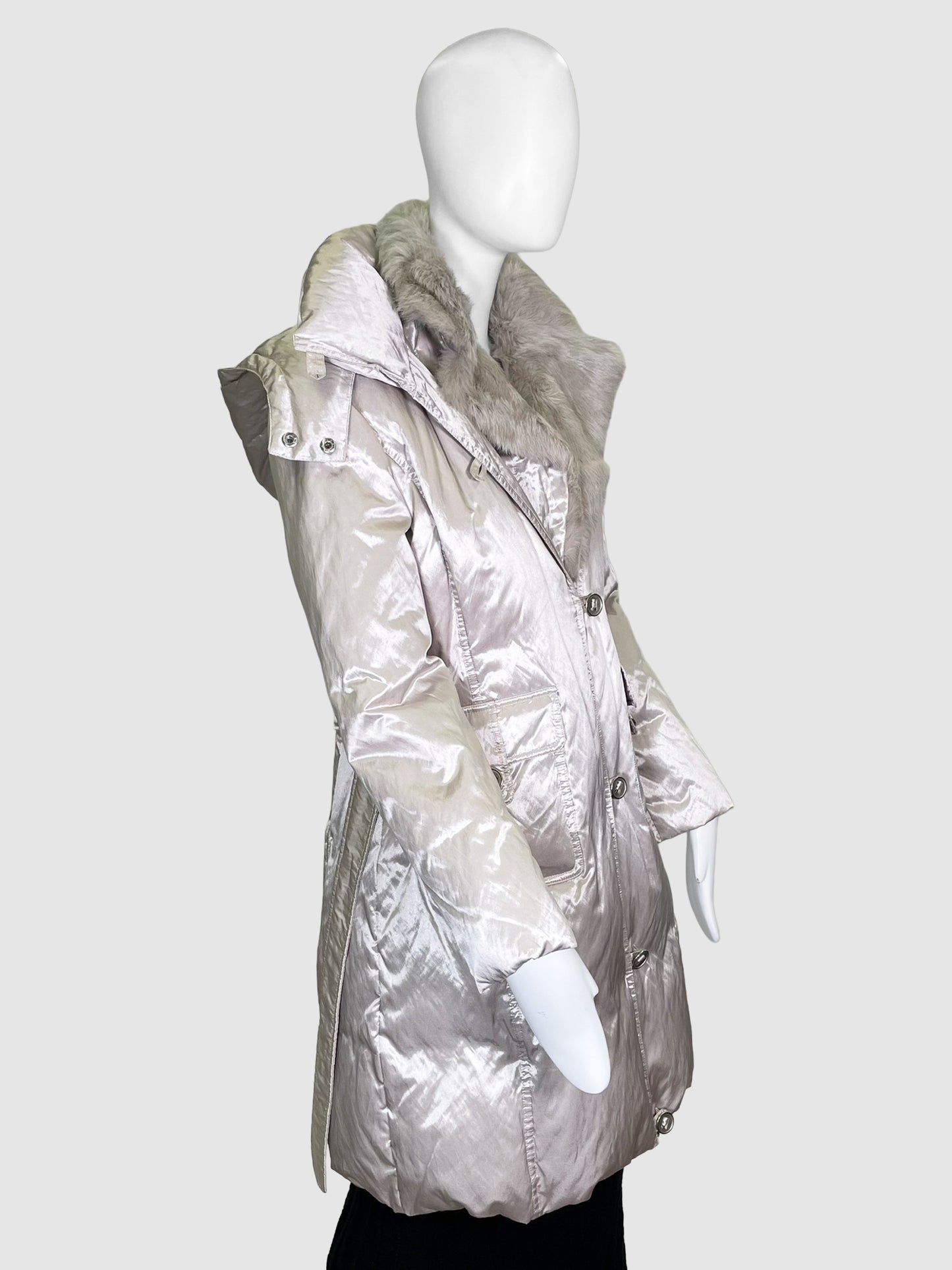 Emozioni Satin Down Coat - Size S