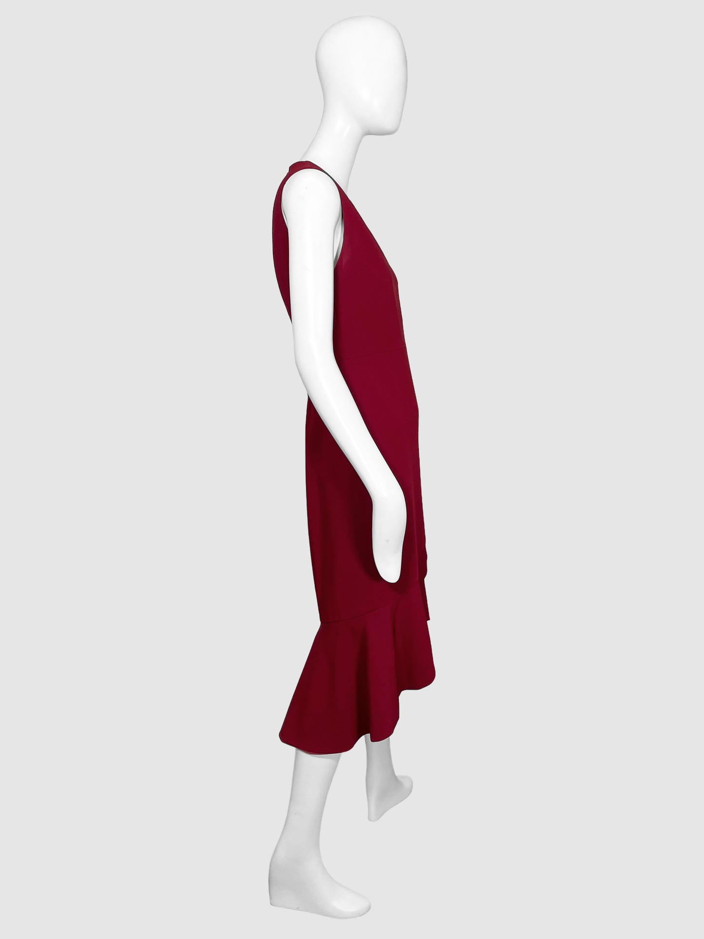 Sleeveless Flare Midi Dress - Size 6