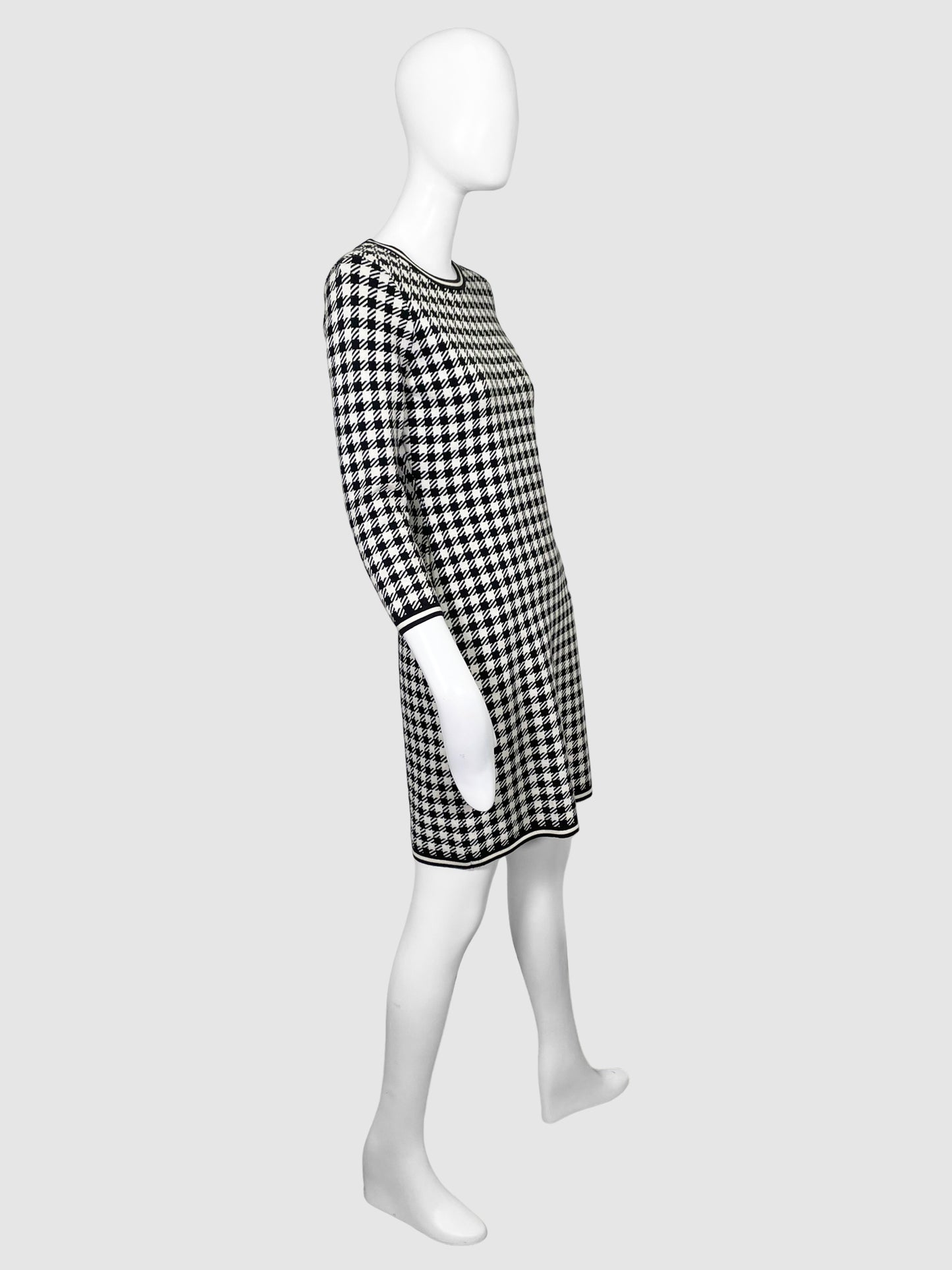 Ralph Lauren Houndstooth Print Dress - Size S
