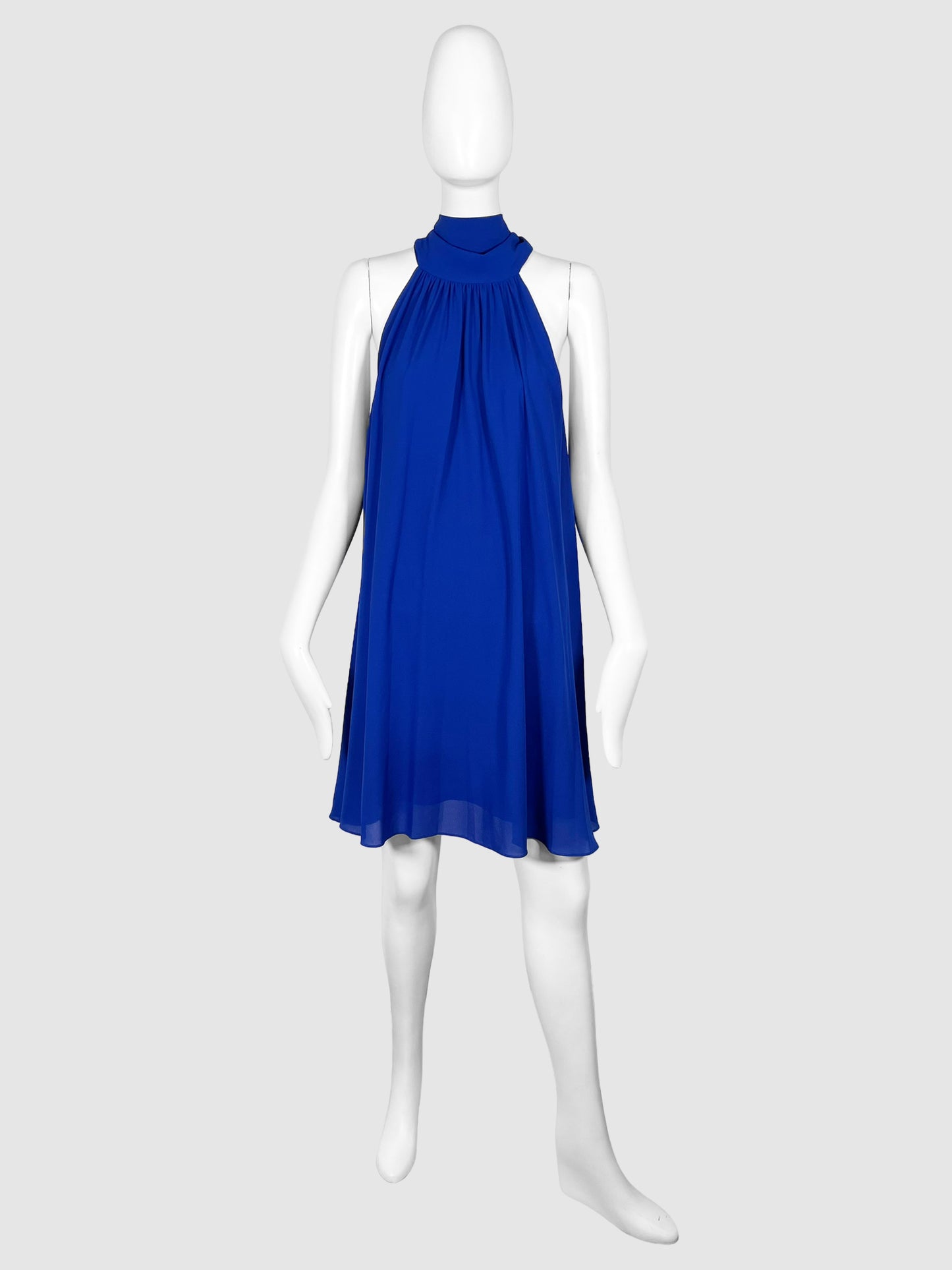 Badgley Mischka Halter Neck Mini Dress - Size 10