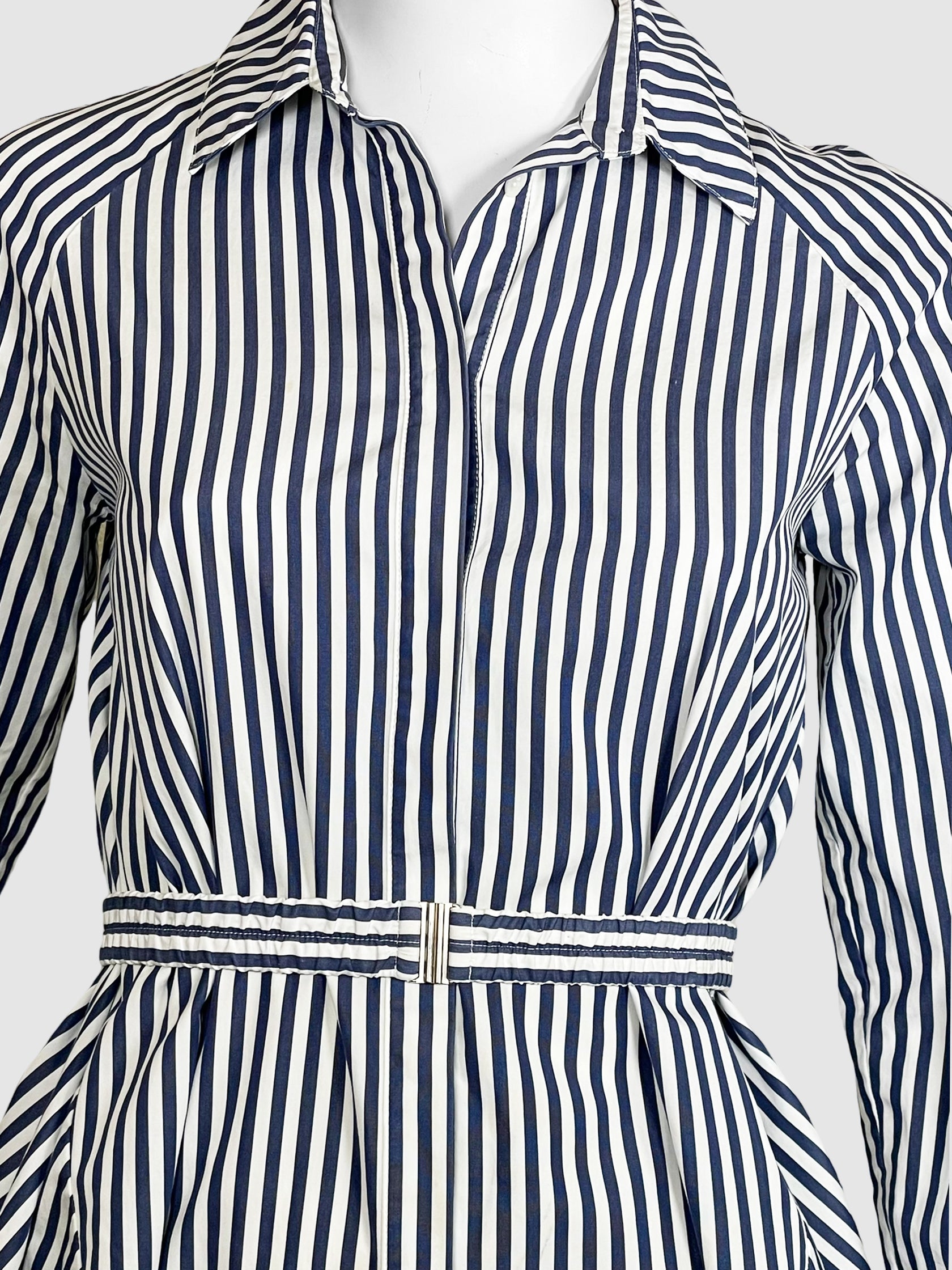Stripe Shirt Dress - Size S/M