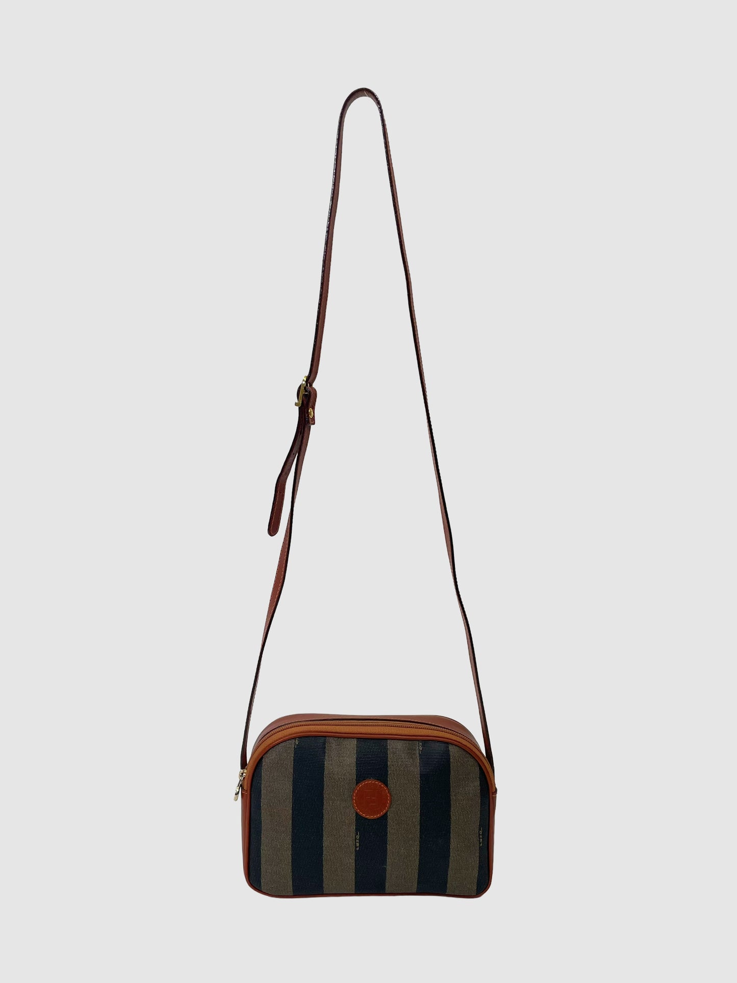 Vintage Pequin Crossbody Bag